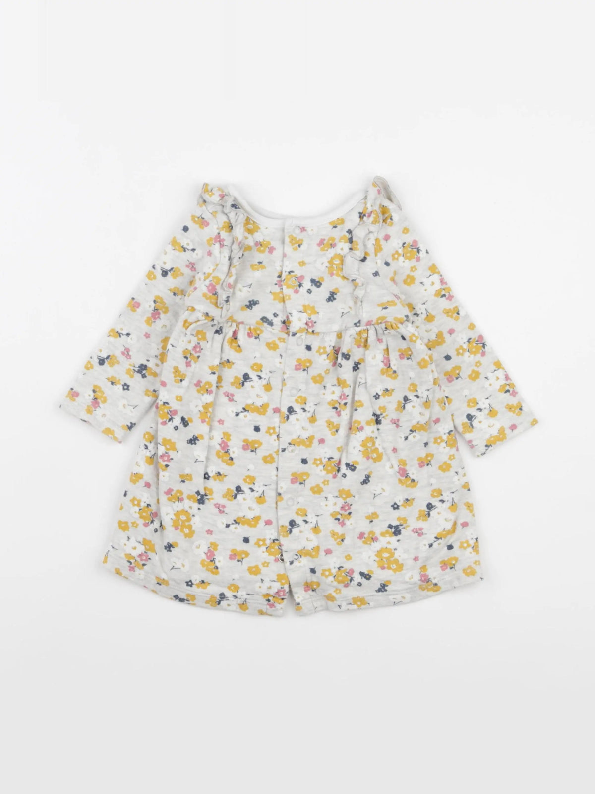 Petit Bateau - robe multicolore - 12 mois