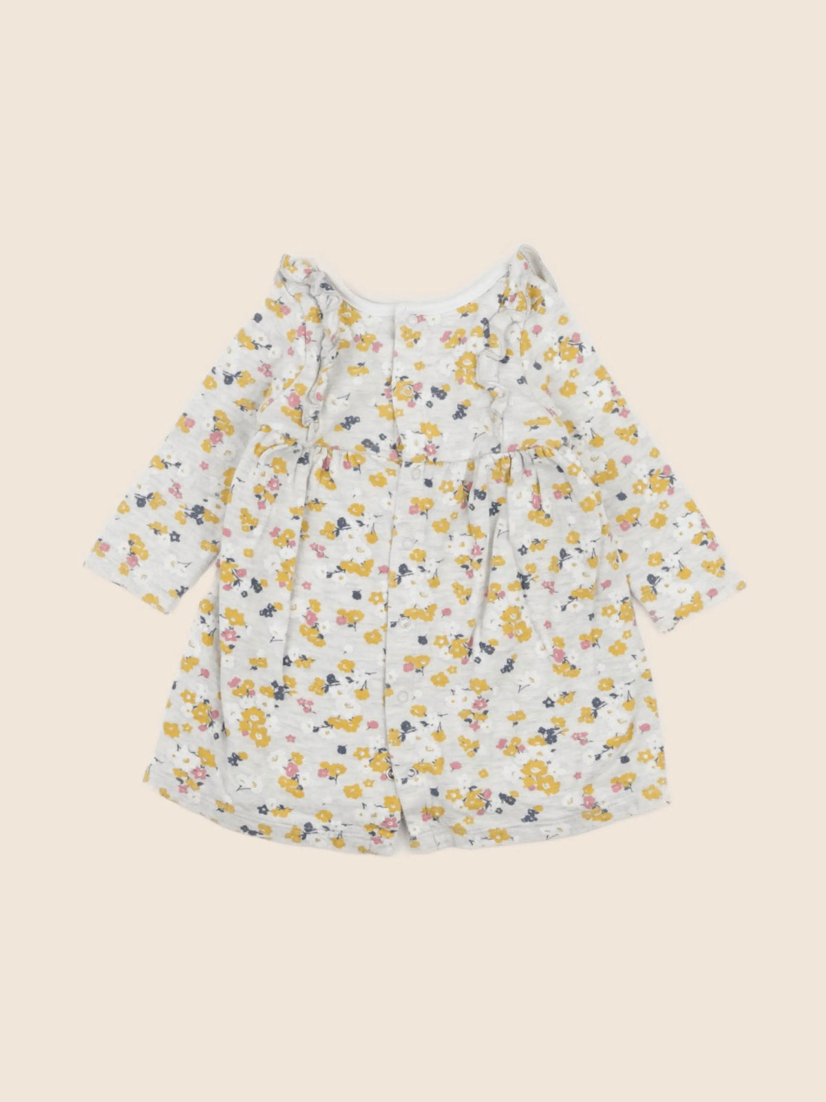 Petit Bateau - robe multicolore - 12 mois