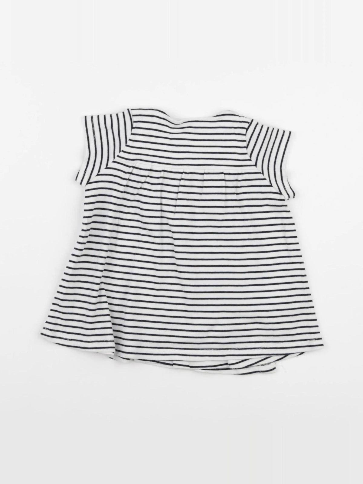 Petit Bateau - robe bleu - 12 mois