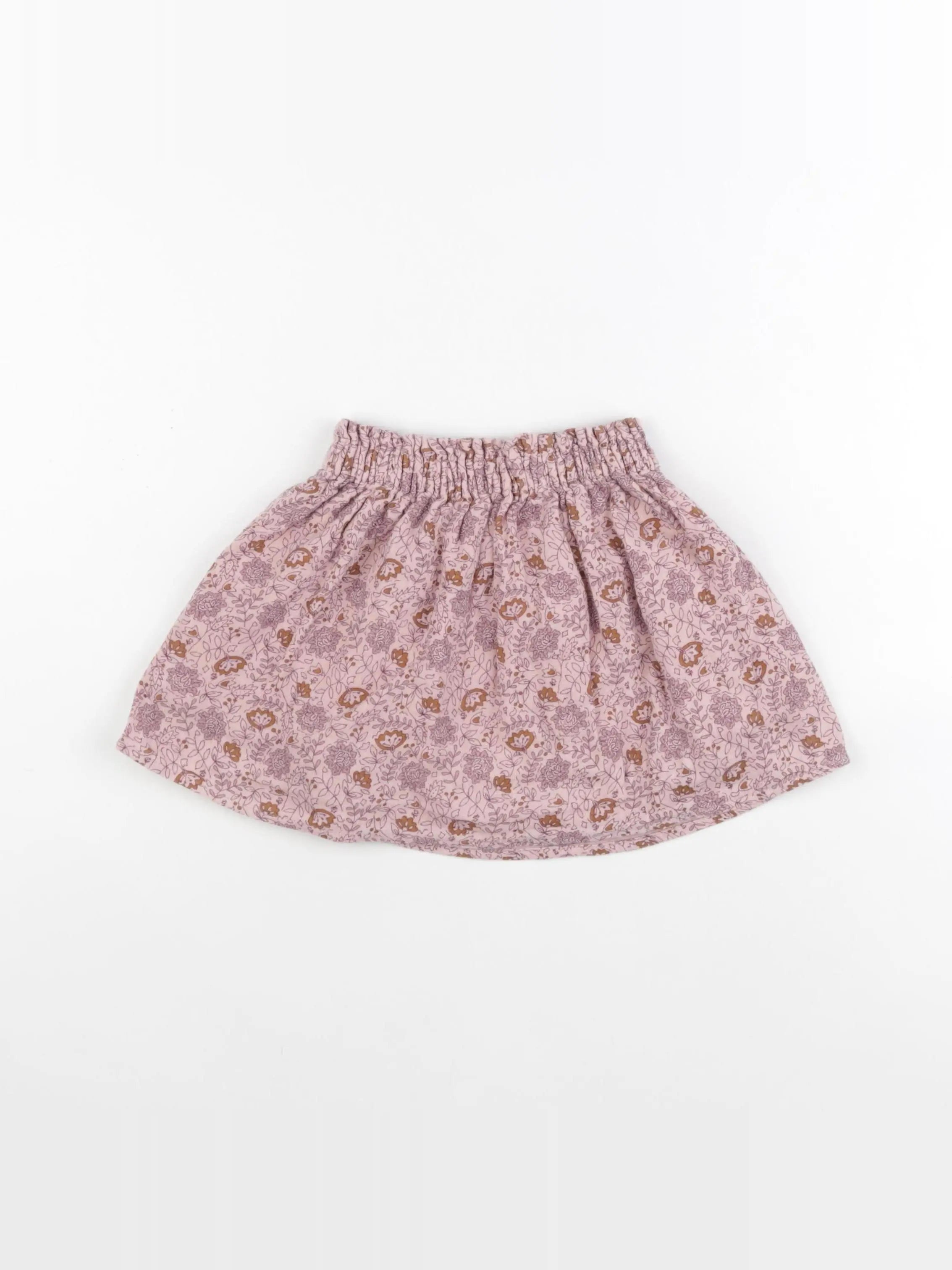 Little Cigogne - jupe rose - 2 ans