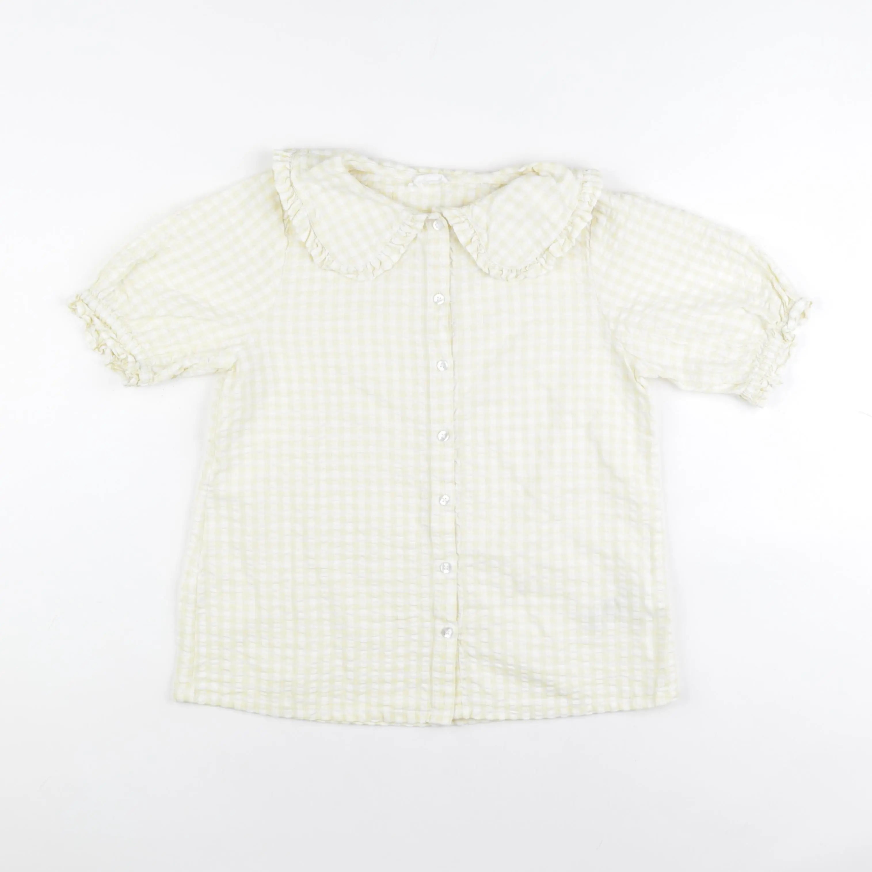 Vertbaudet - blouse blanc, jaune - 12 ans
