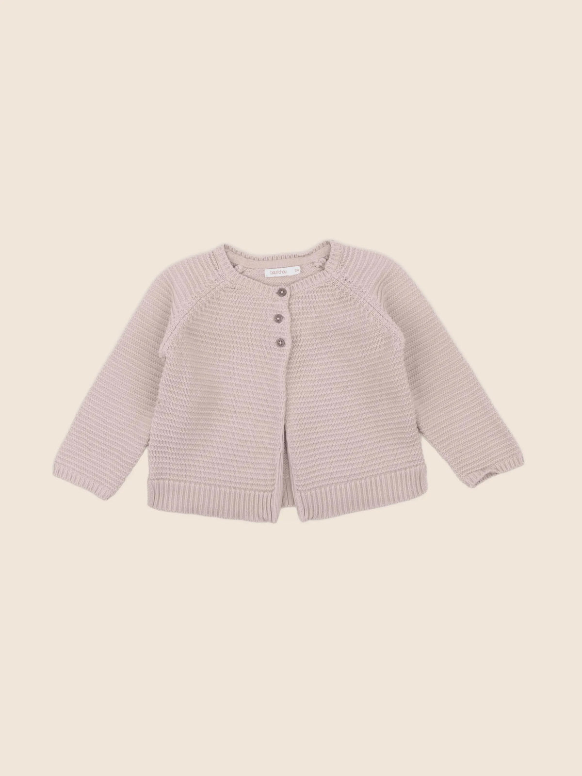 Boutchou - gilet rose - 12 mois