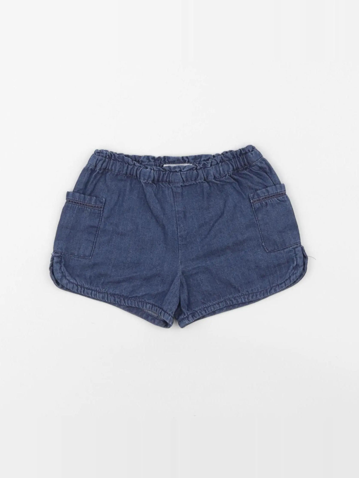 Boutchou - short bleu - 12 mois