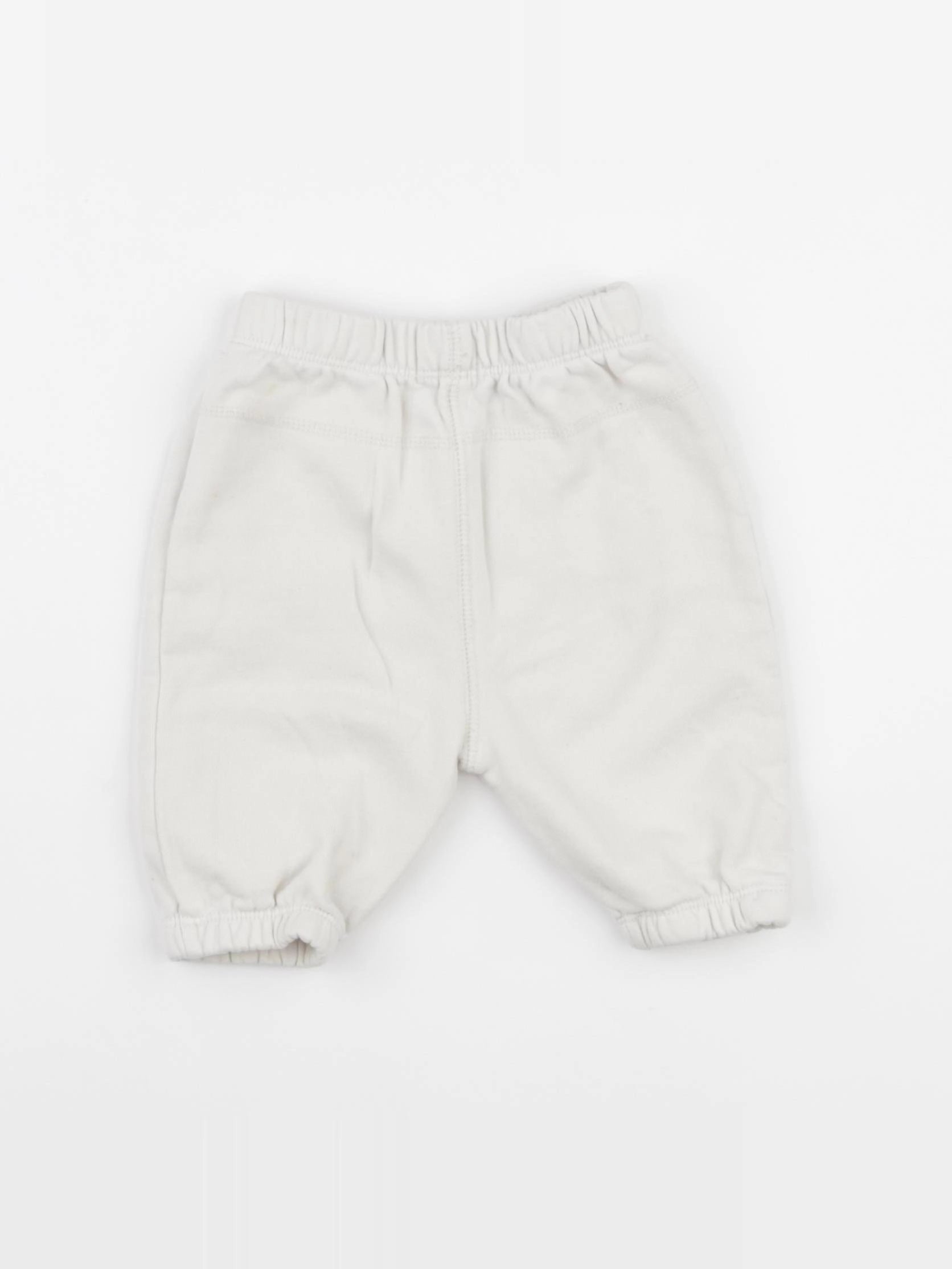 Boutchou - jogging blanc - 3 mois