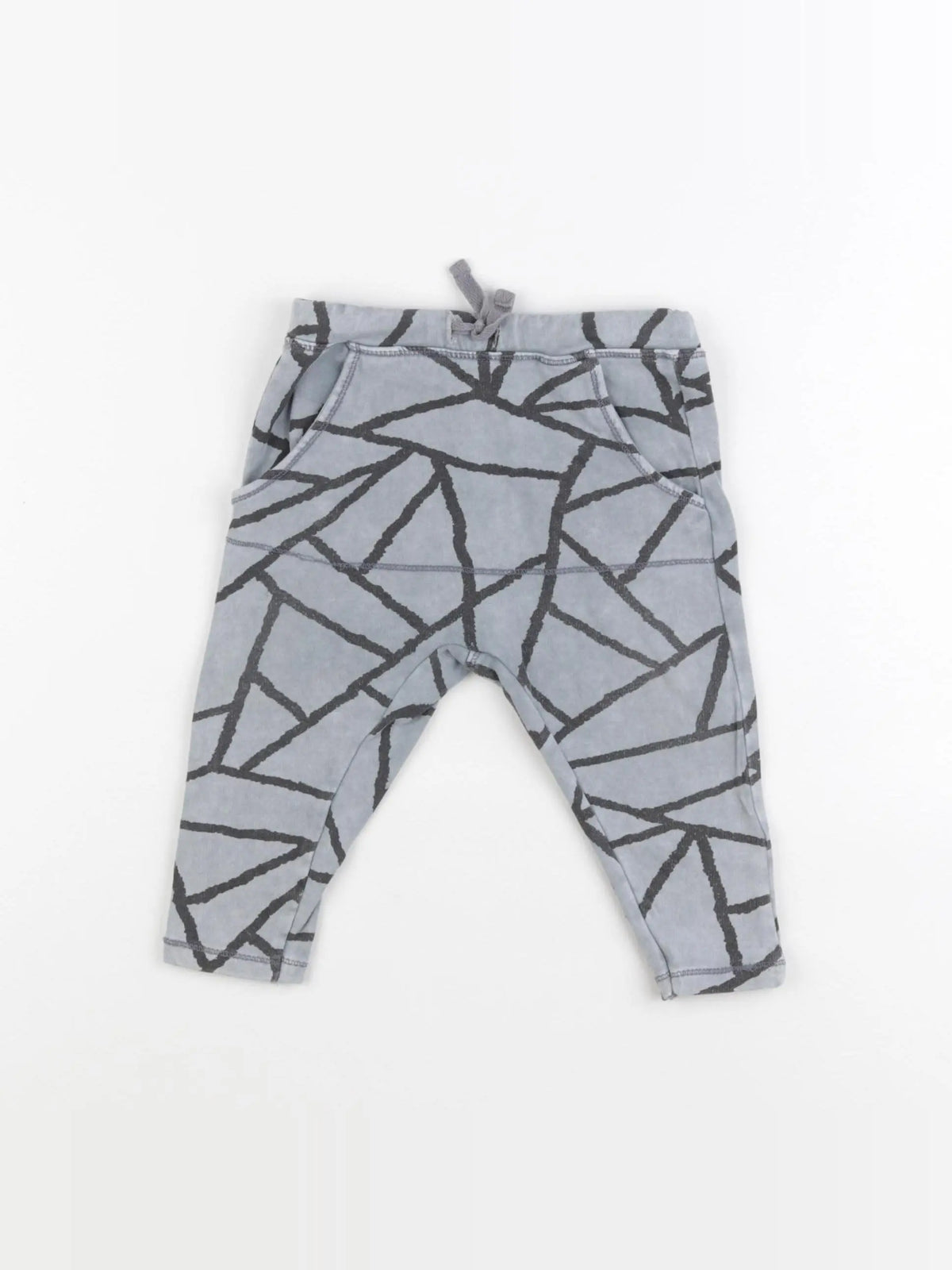 Zara - sarouel bleu - 9/12 mois