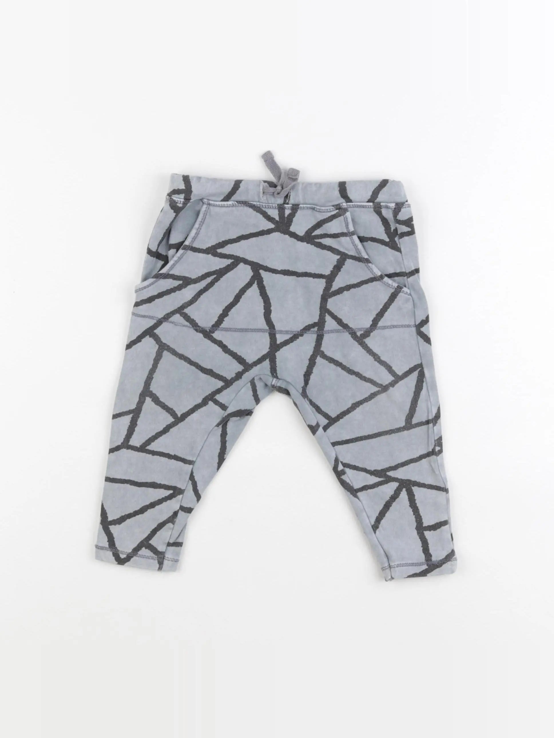 Zara - sarouel bleu - 9/12 mois