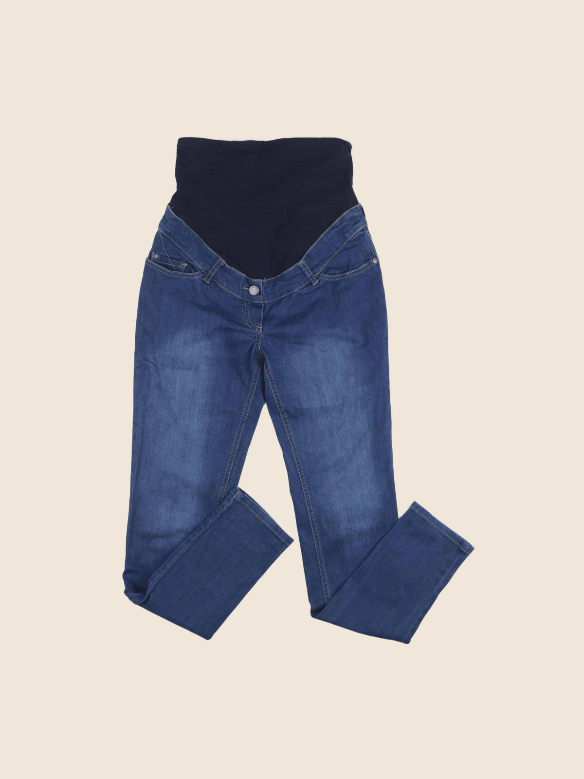 Vertbaudet - jean grossesse bleu - 34