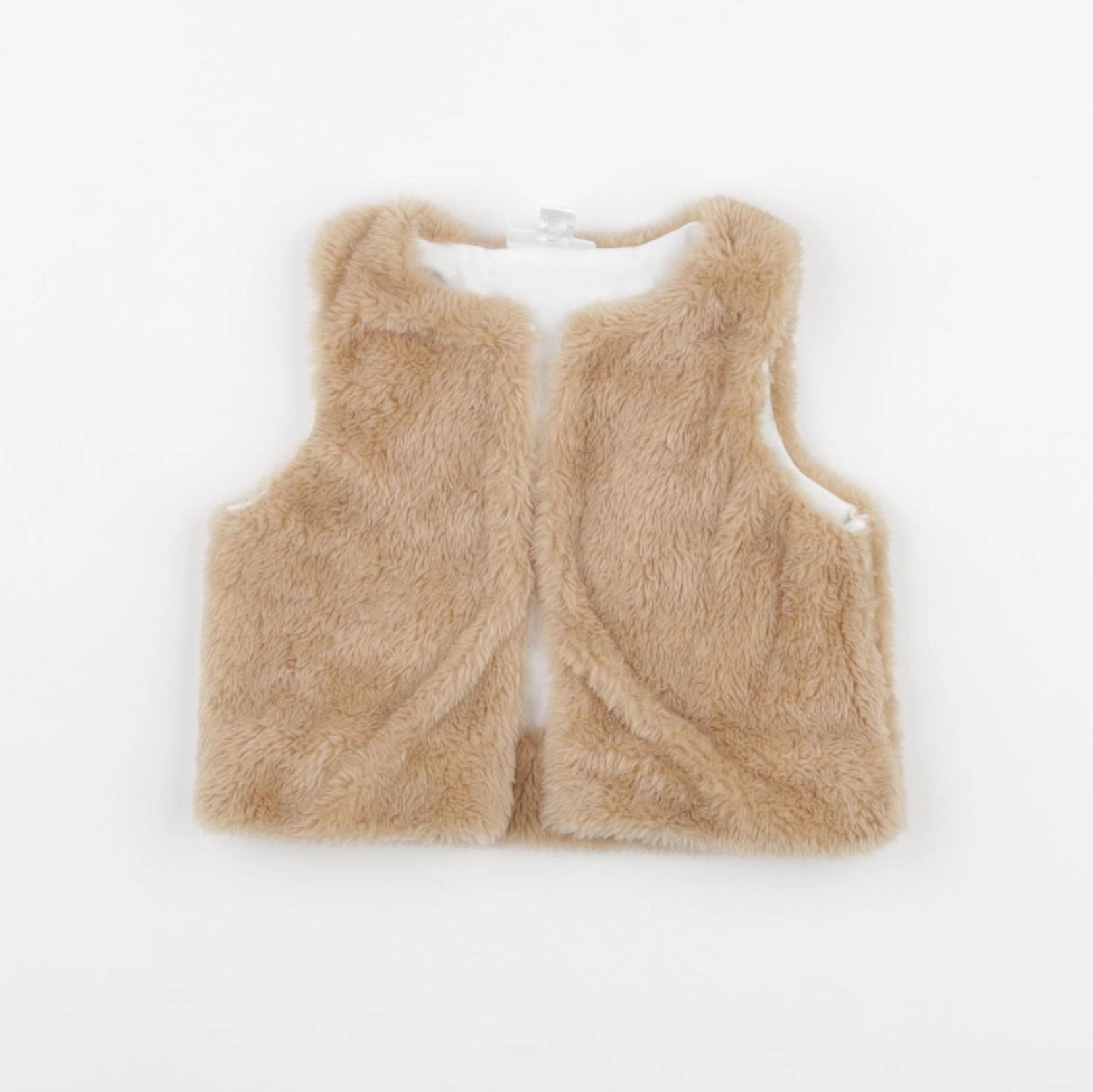 Vertbaudet - gilet marron - 3 mois