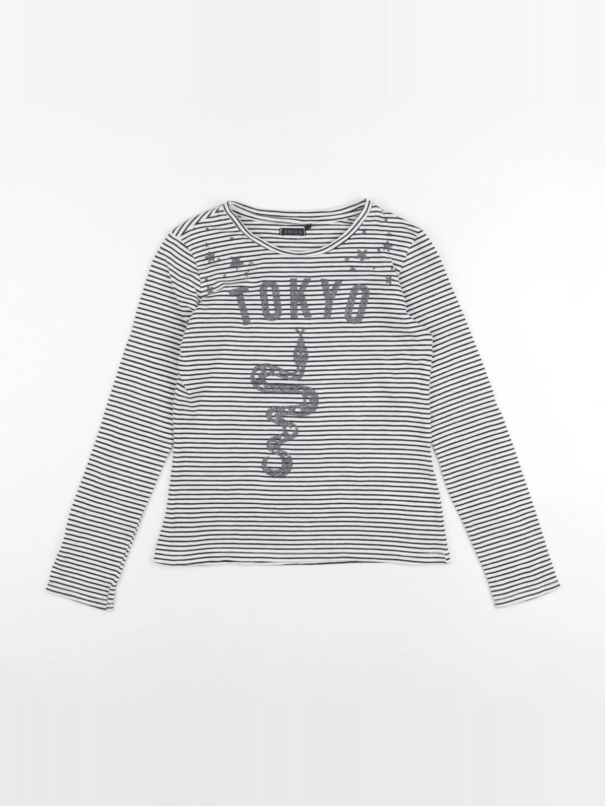 IKKS - tee-shirt noir - 10 ans