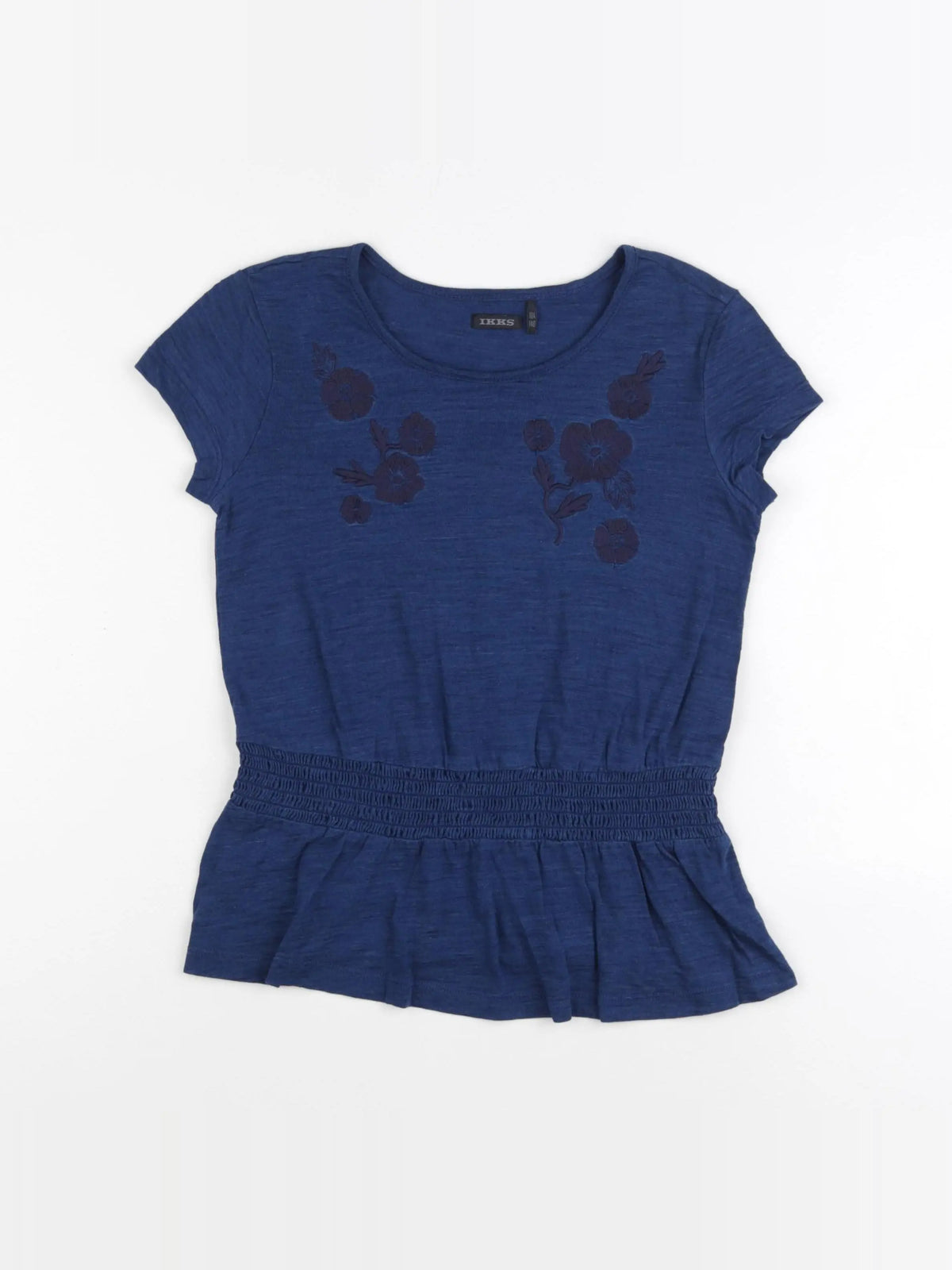 IKKS - tee-shirt bleu - 10 ans