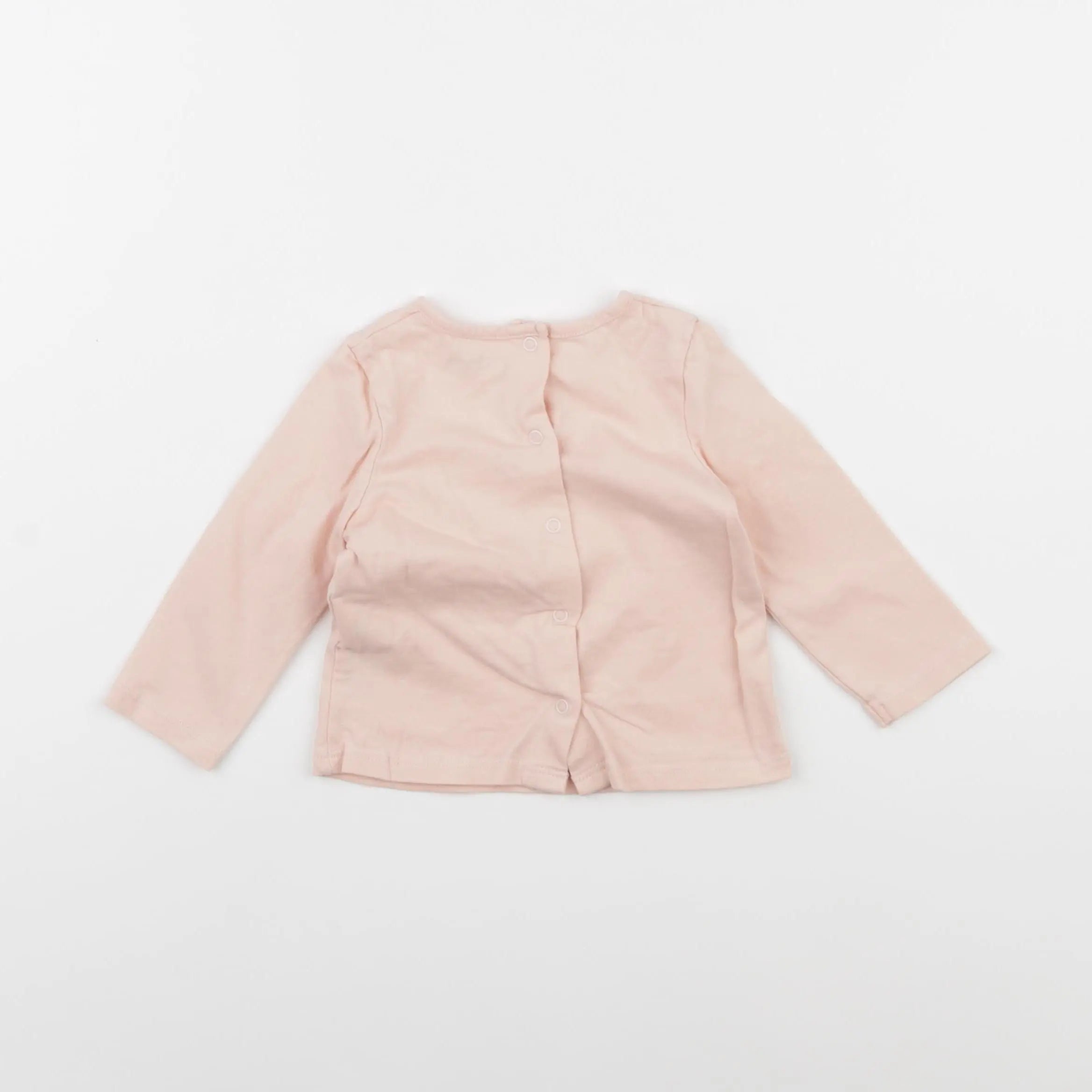 Vertbaudet - tee-shirt rose - 6 mois