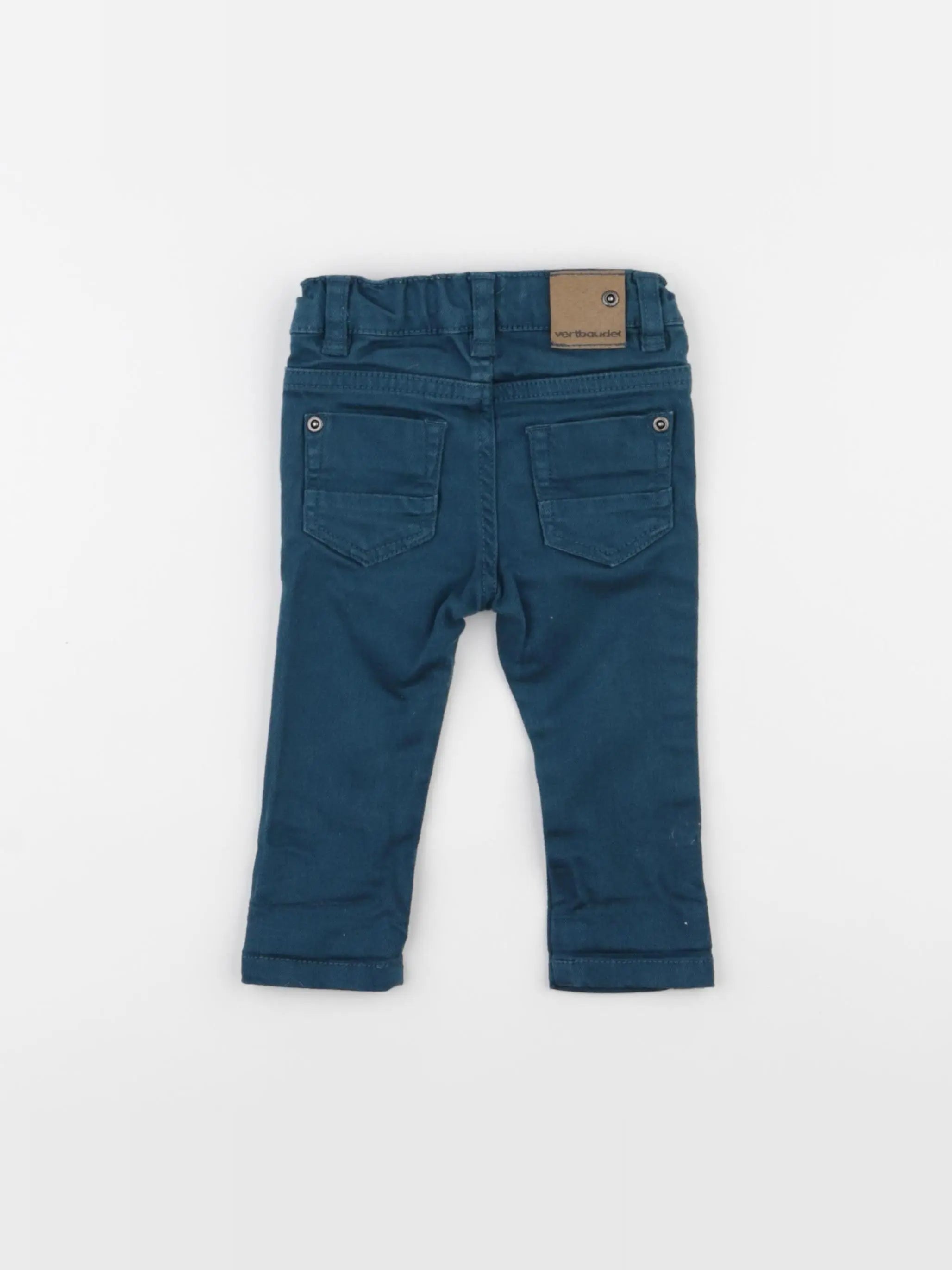 Vertbaudet - jean bleu - 6 mois