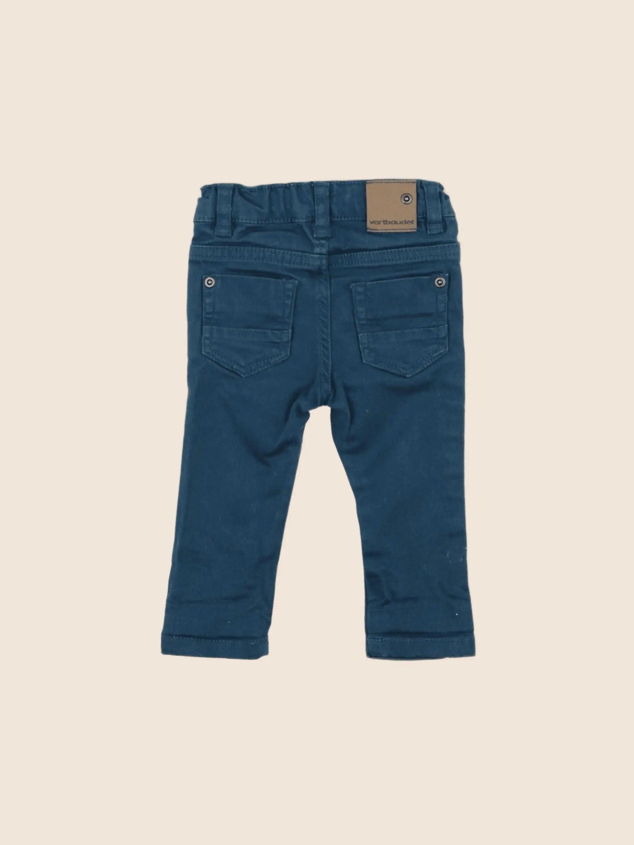 Vertbaudet - jean bleu - 6 mois