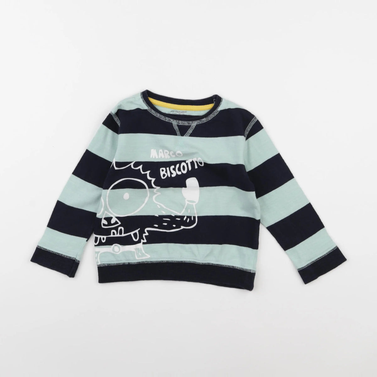 Vertbaudet - tee-shirt imprimé au dos multicolore - 3 ans