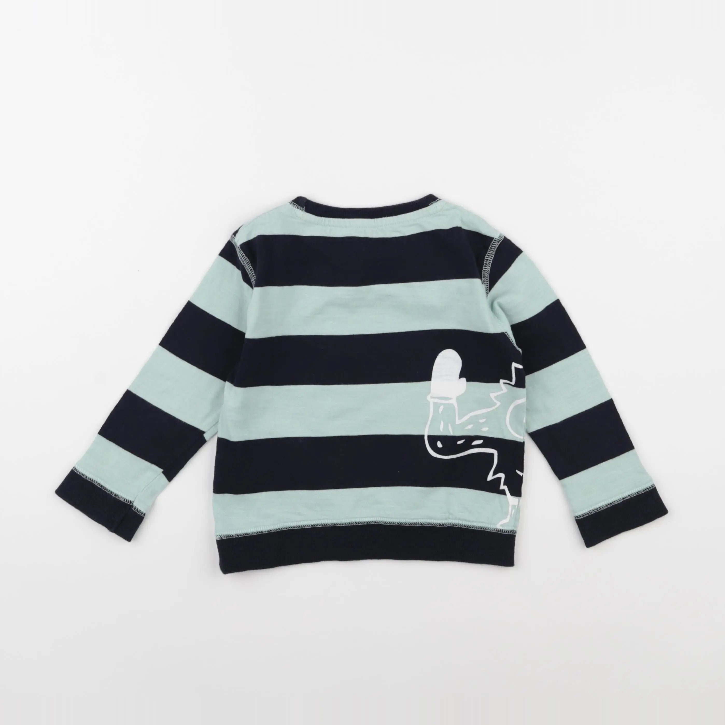 Vertbaudet - tee-shirt imprimé au dos multicolore - 3 ans