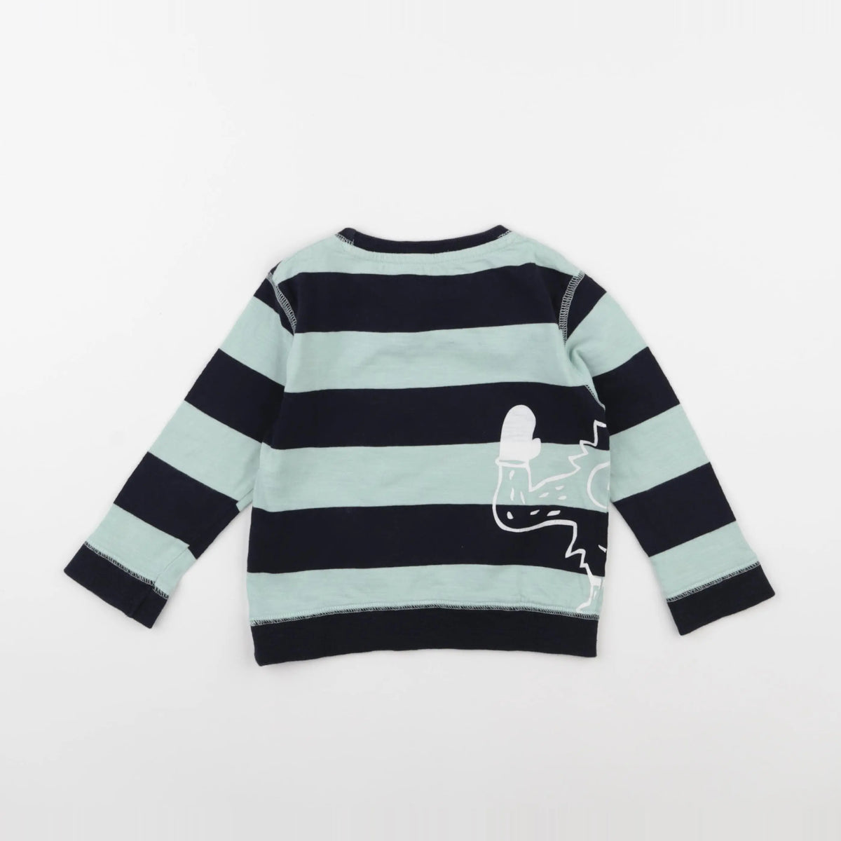 Vertbaudet - tee-shirt imprimé au dos multicolore - 3 ans