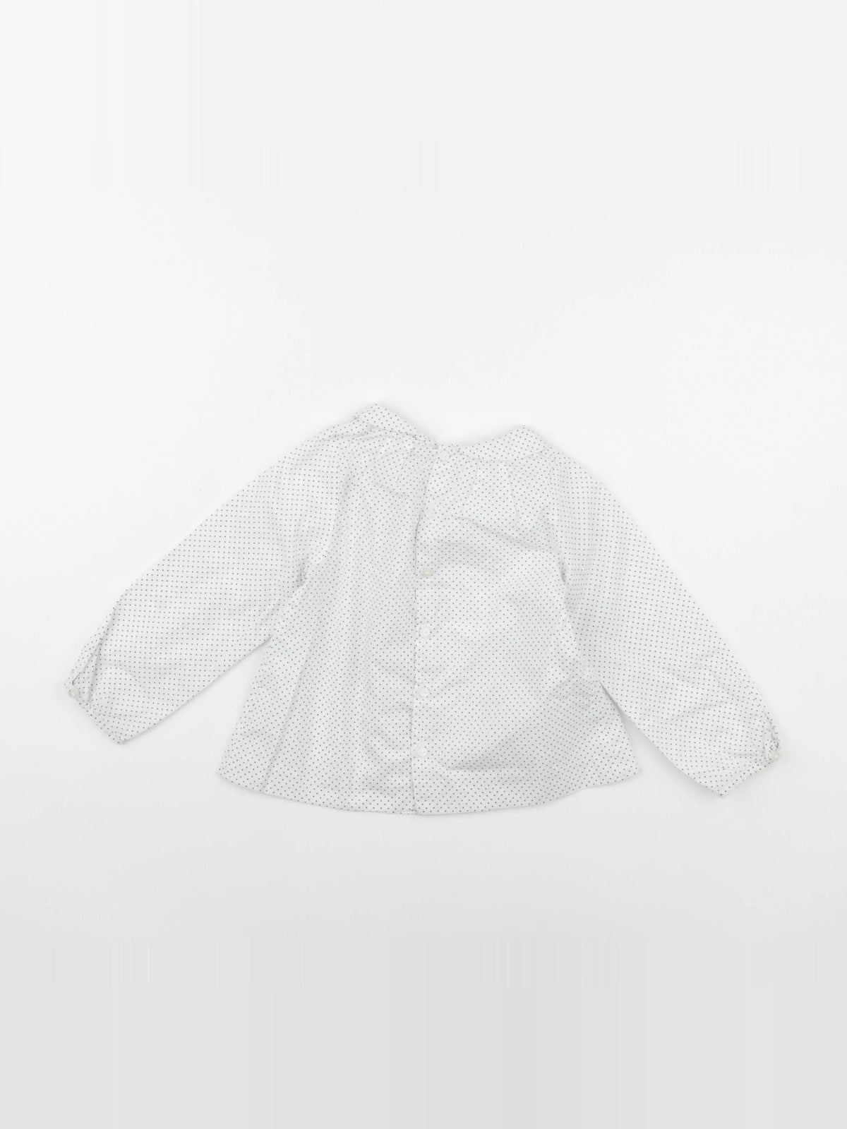 Jacadi - blouse blanc, bleu - 36 mois