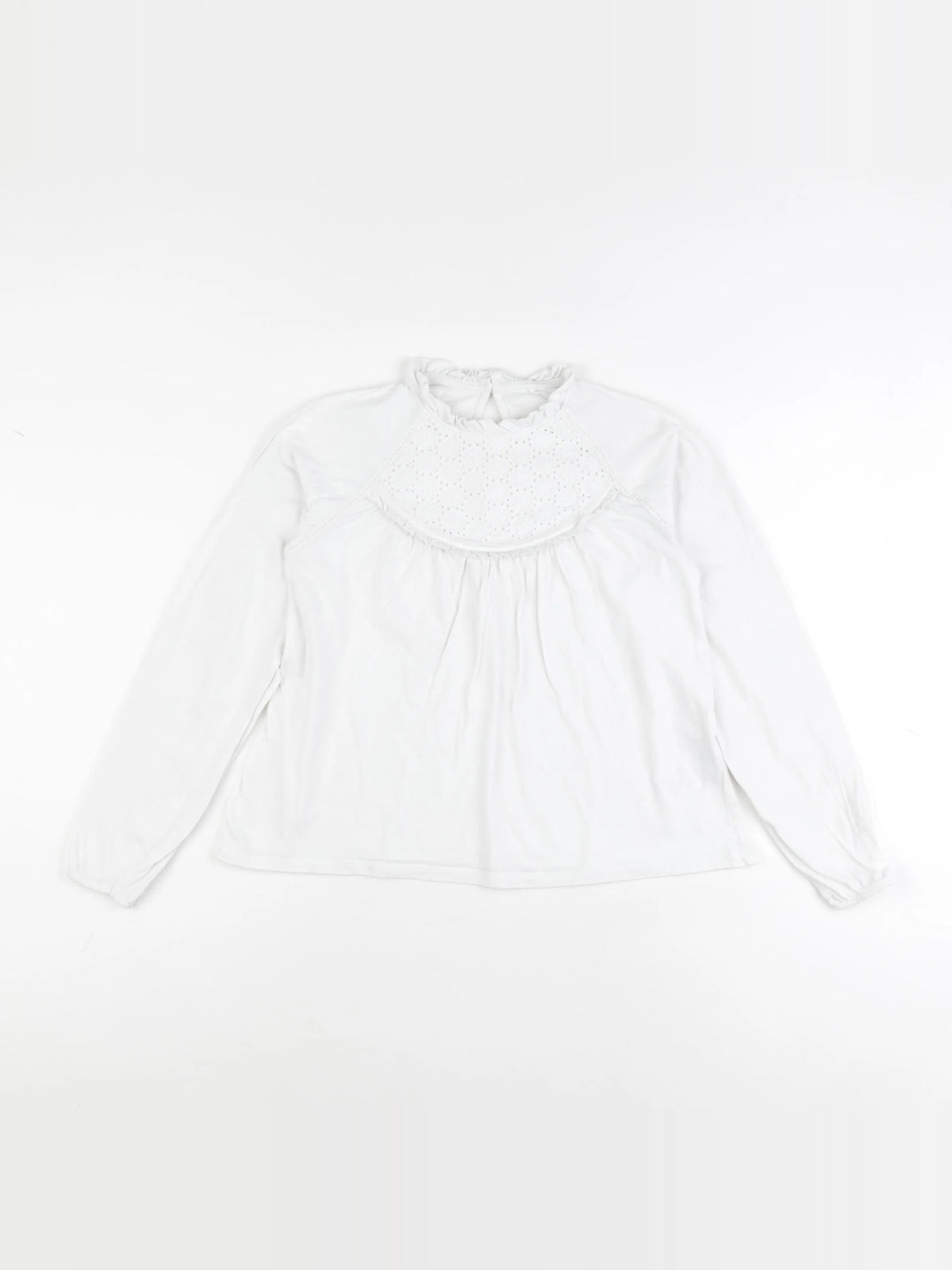 Vertbaudet - tee-shirt blanc - 10 ans