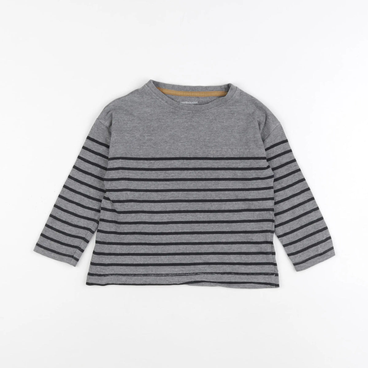 Vertbaudet - tee-shirt gris, noir - 3 ans