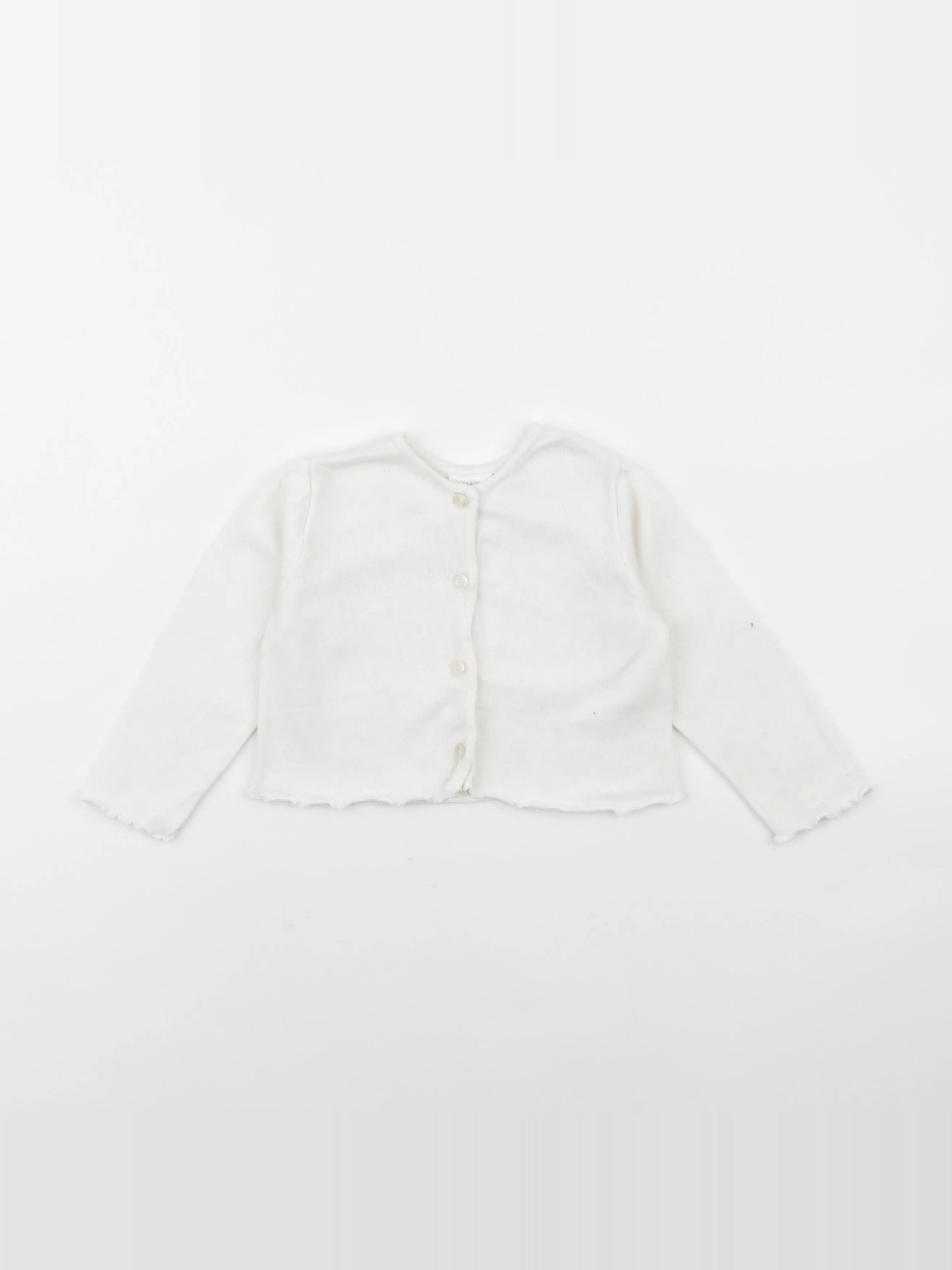 Zara - gilet blanc - 18/24 mois