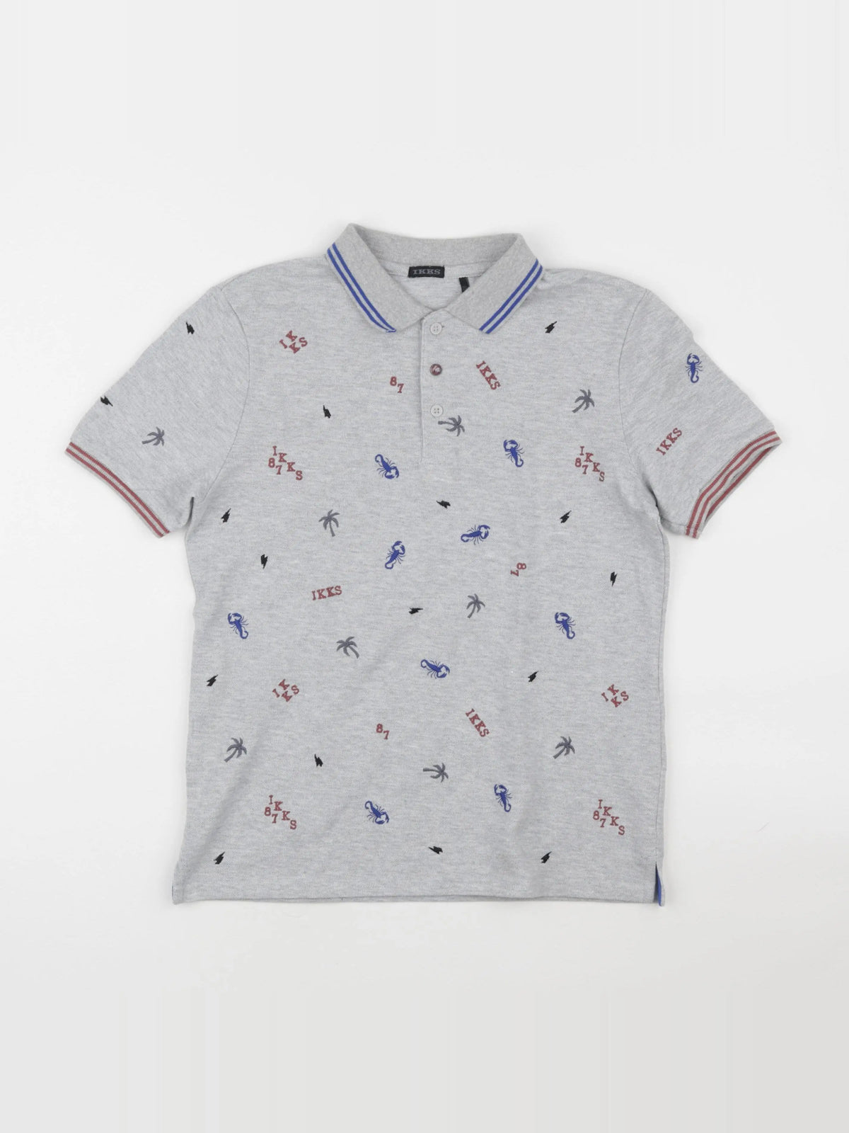 IKKS - polo gris - 12 ans