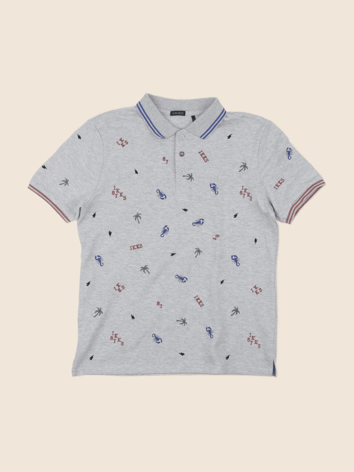 IKKS - polo gris - 12 ans