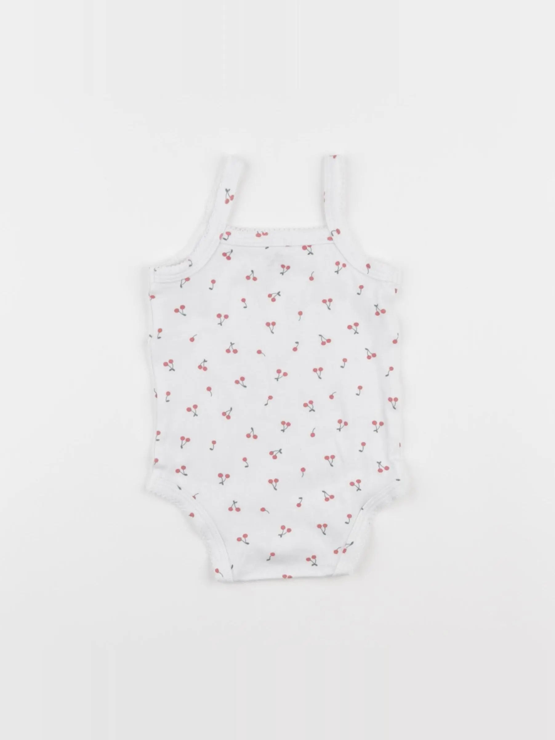 Vertbaudet - body blanc, rouge - 9 ans