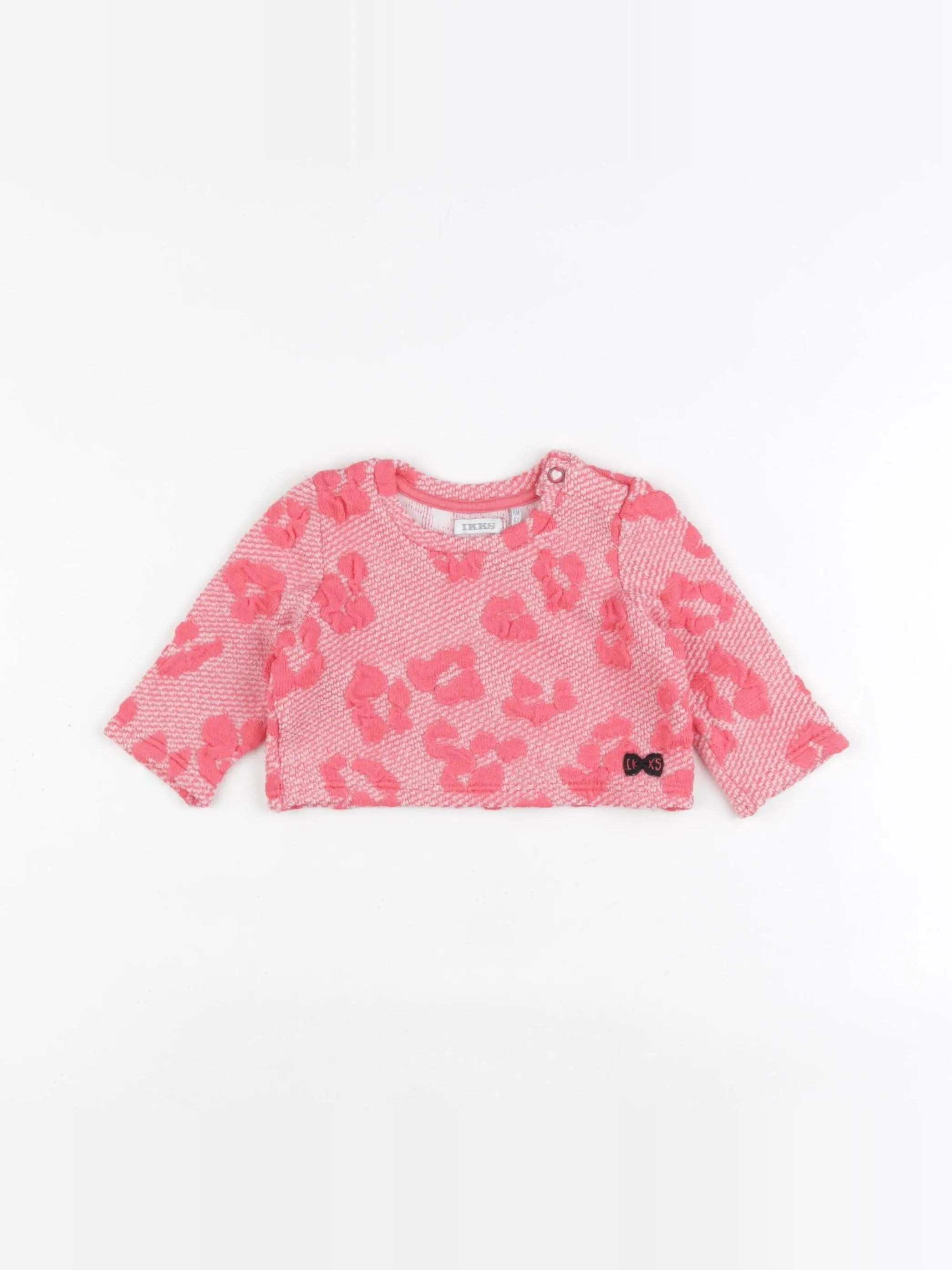 IKKS - tee-shirt rose - 6 mois
