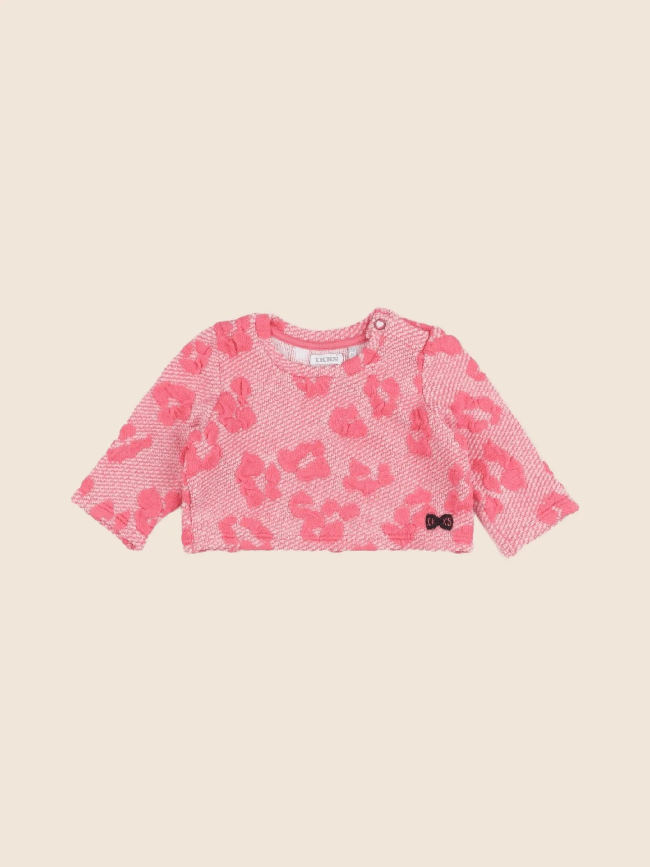 IKKS - tee-shirt rose - 6 mois