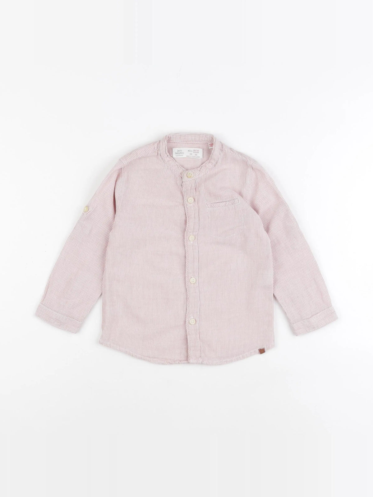 Zara - chemise rouge - 18/24 mois