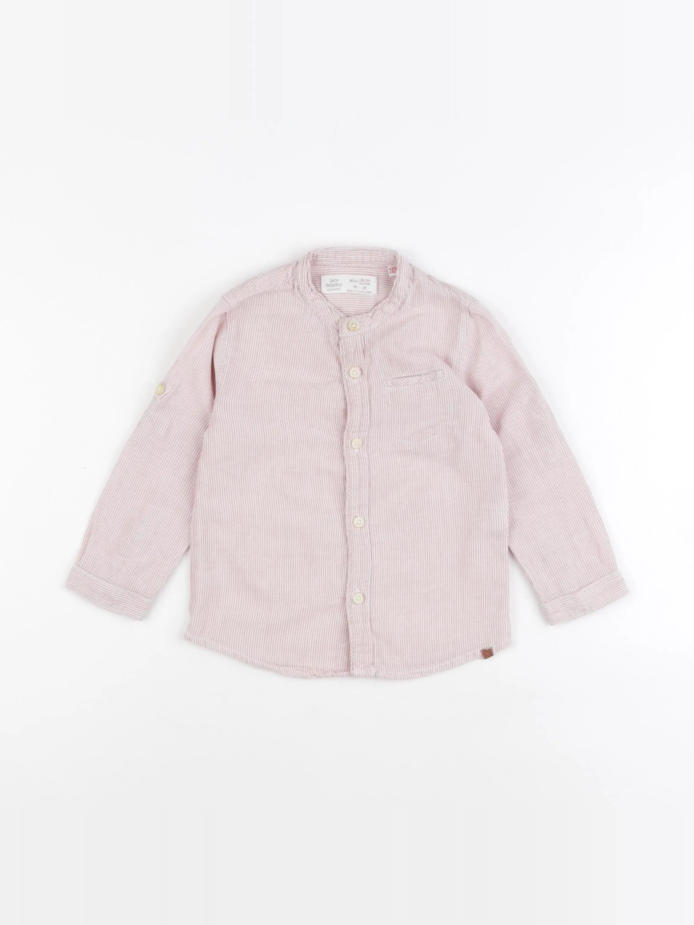 Zara - chemise rouge - 18/24 mois