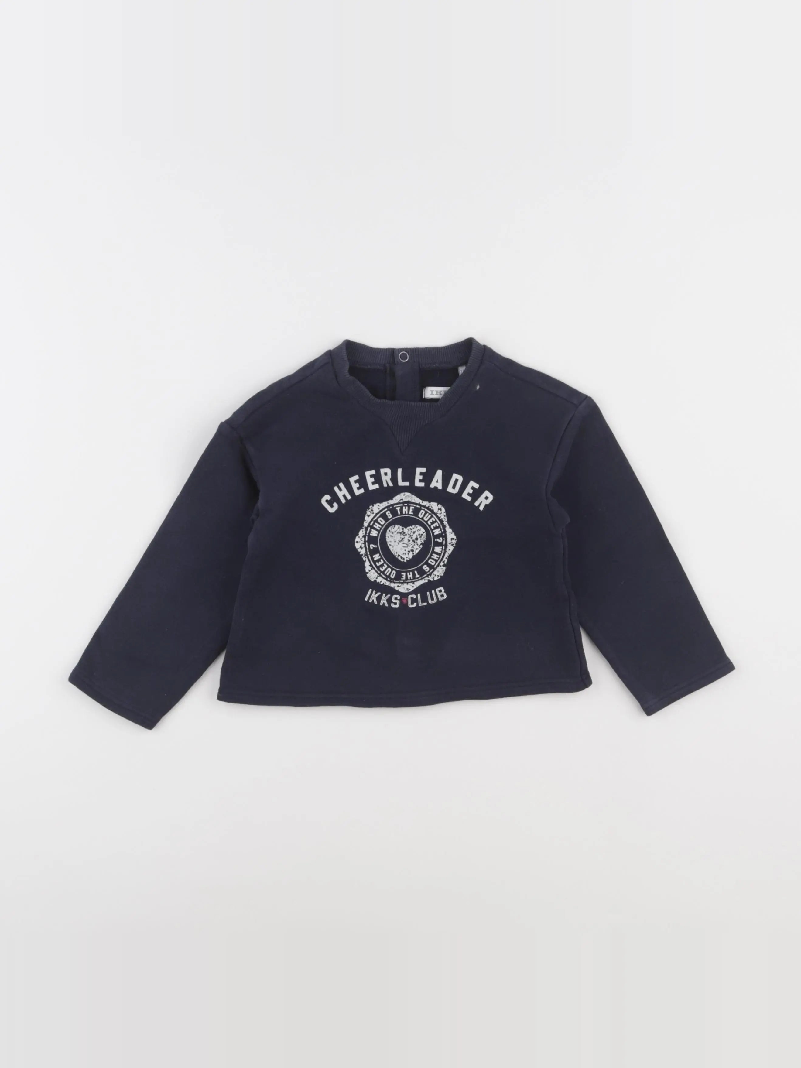 IKKS - sweat bleu - 2 ans