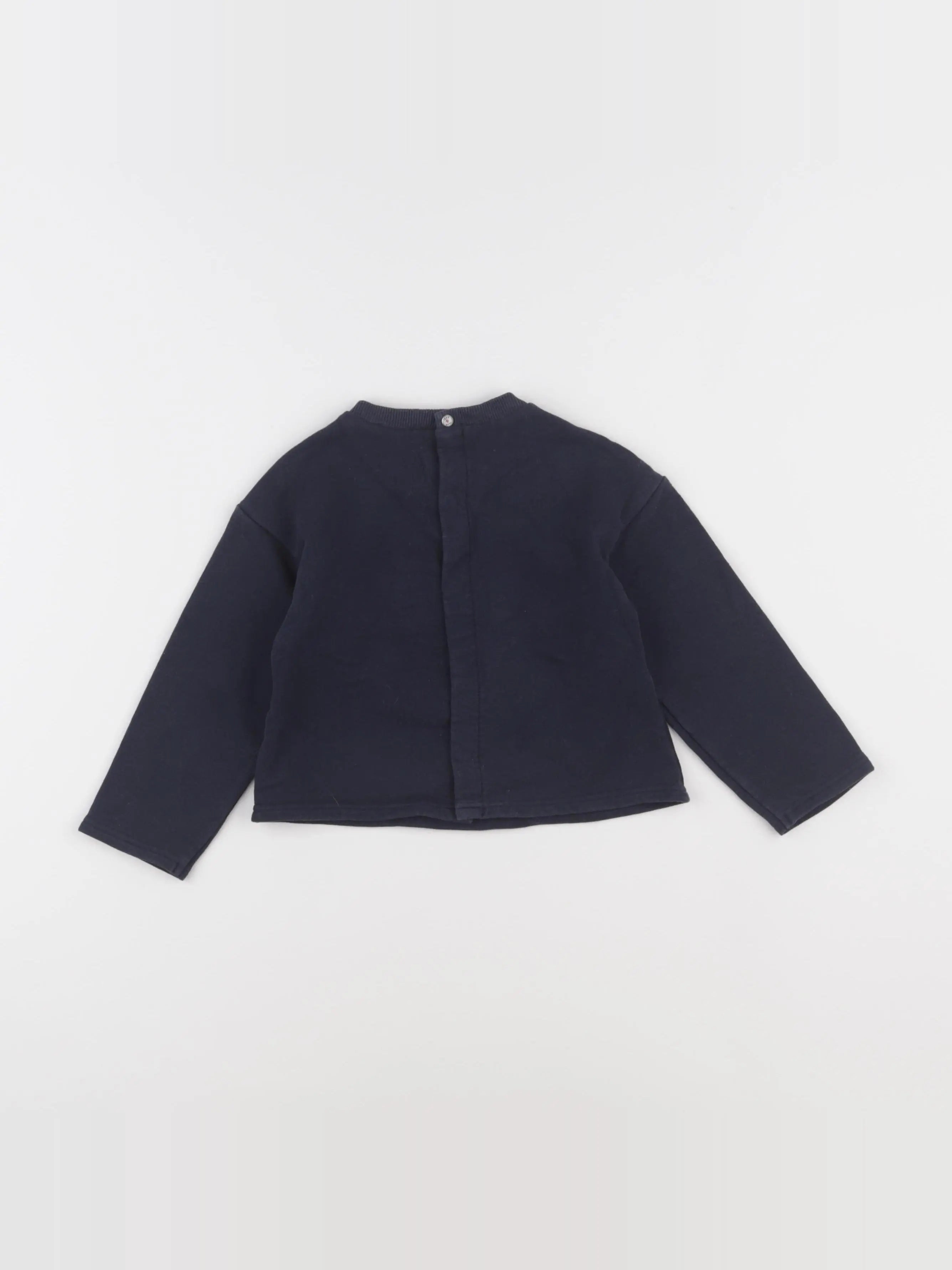 IKKS - sweat bleu - 2 ans