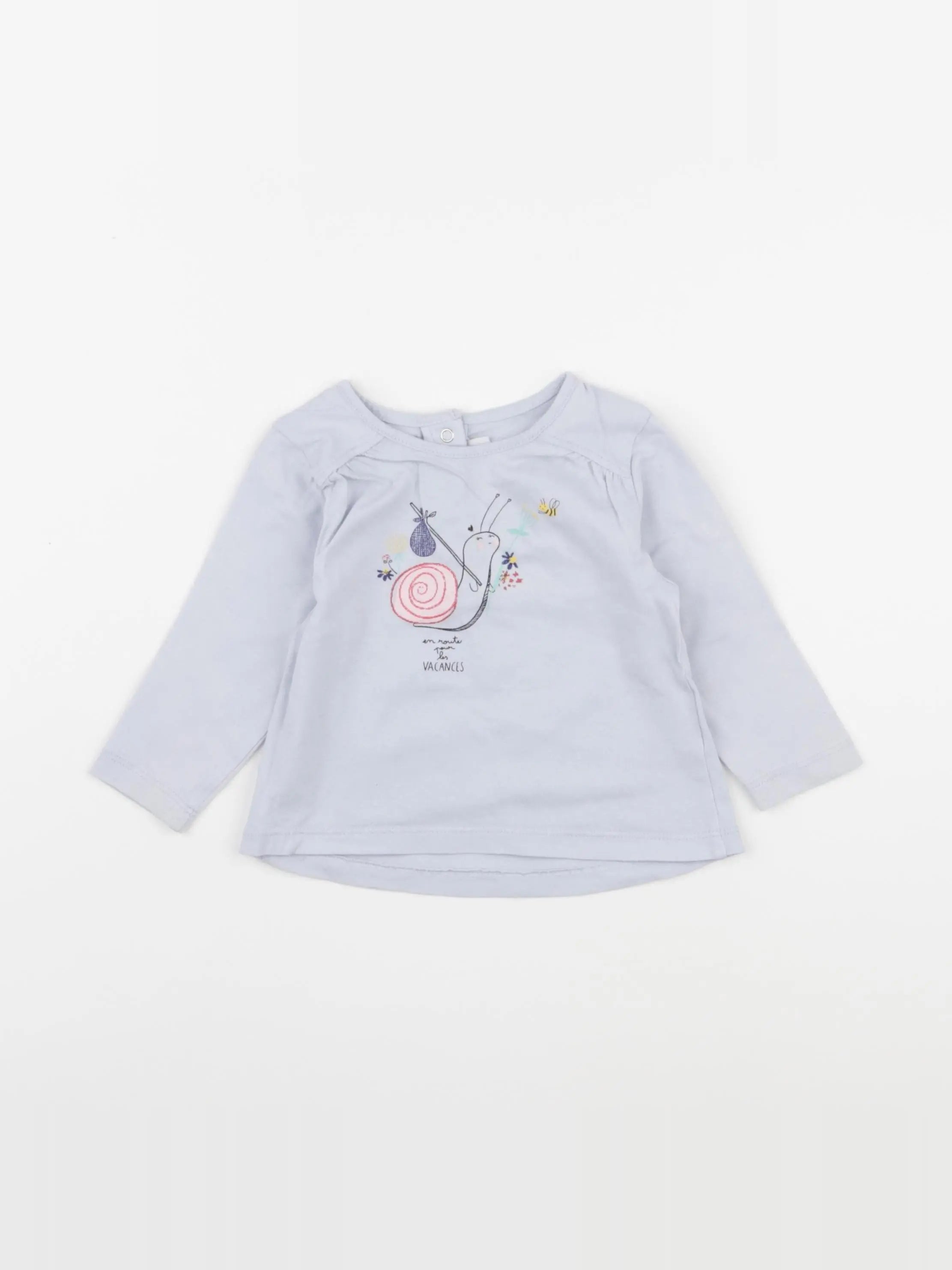 Cadet Rousselle - tee-shirt bleu - 6 mois