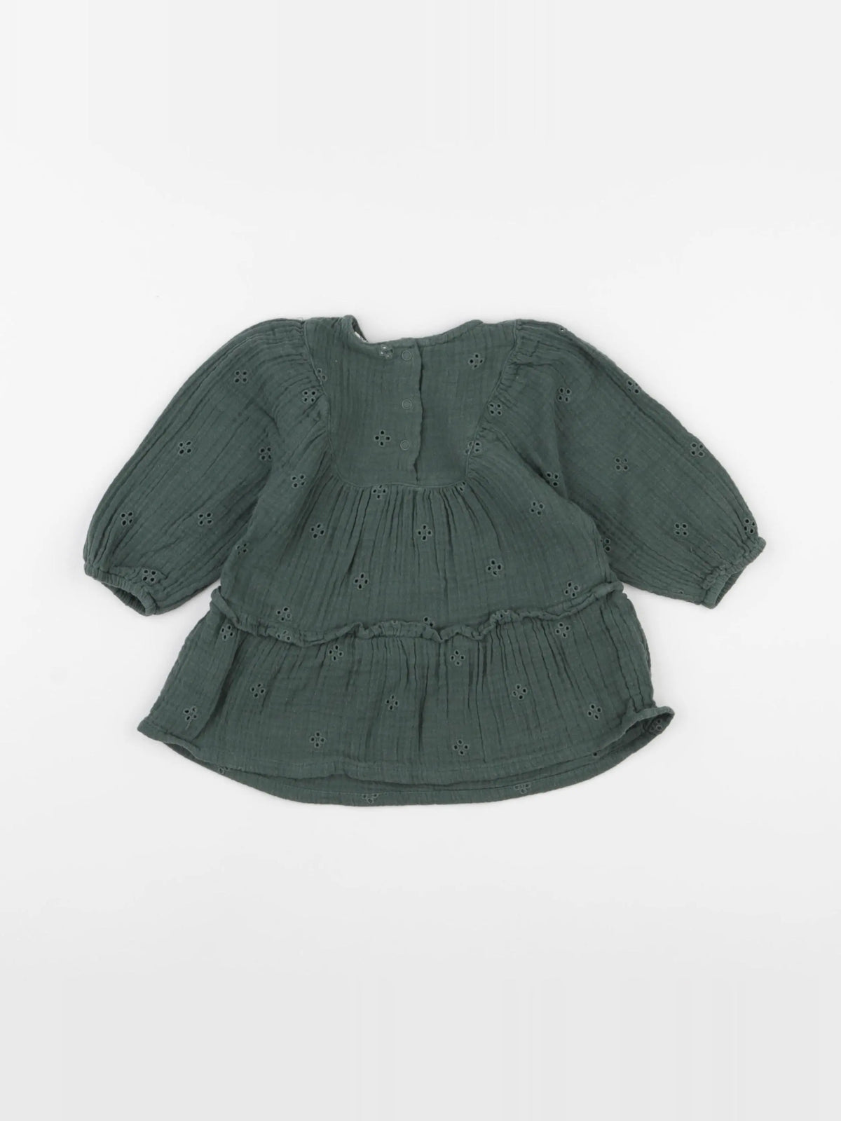 Tape à l'oeil - robe vert - 6 mois