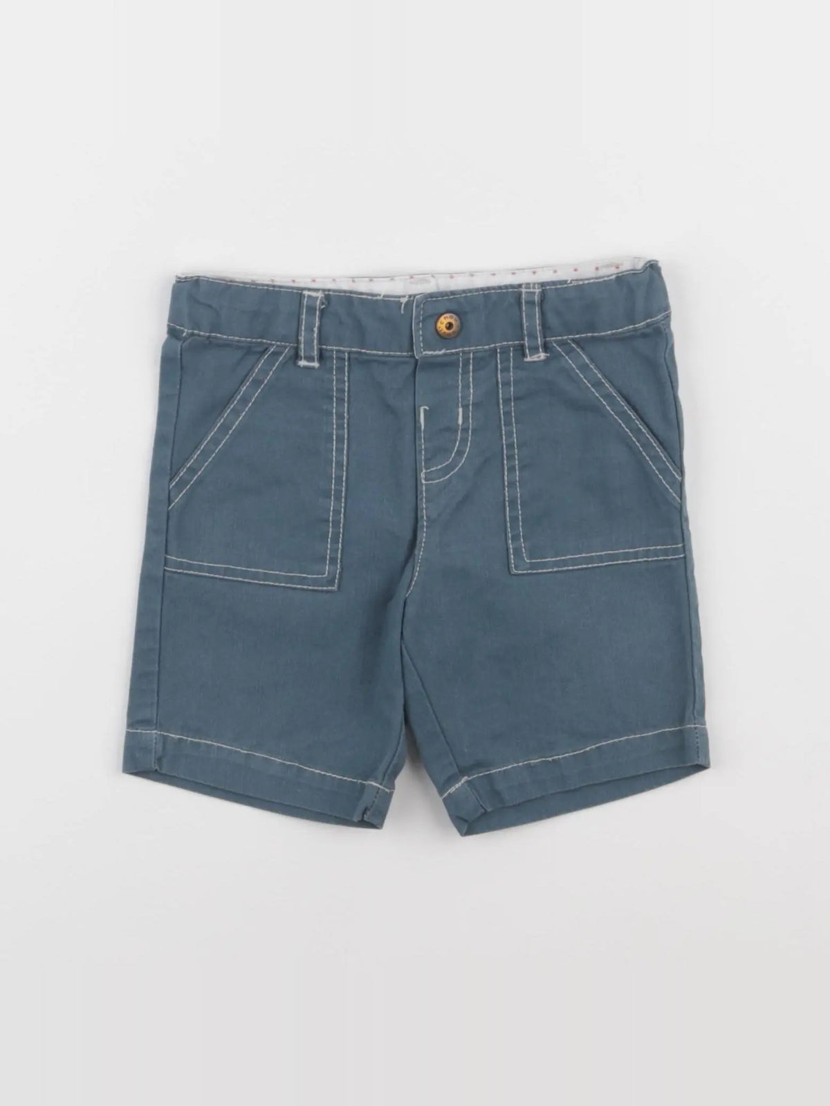 Boutchou - short bleu - 9 mois