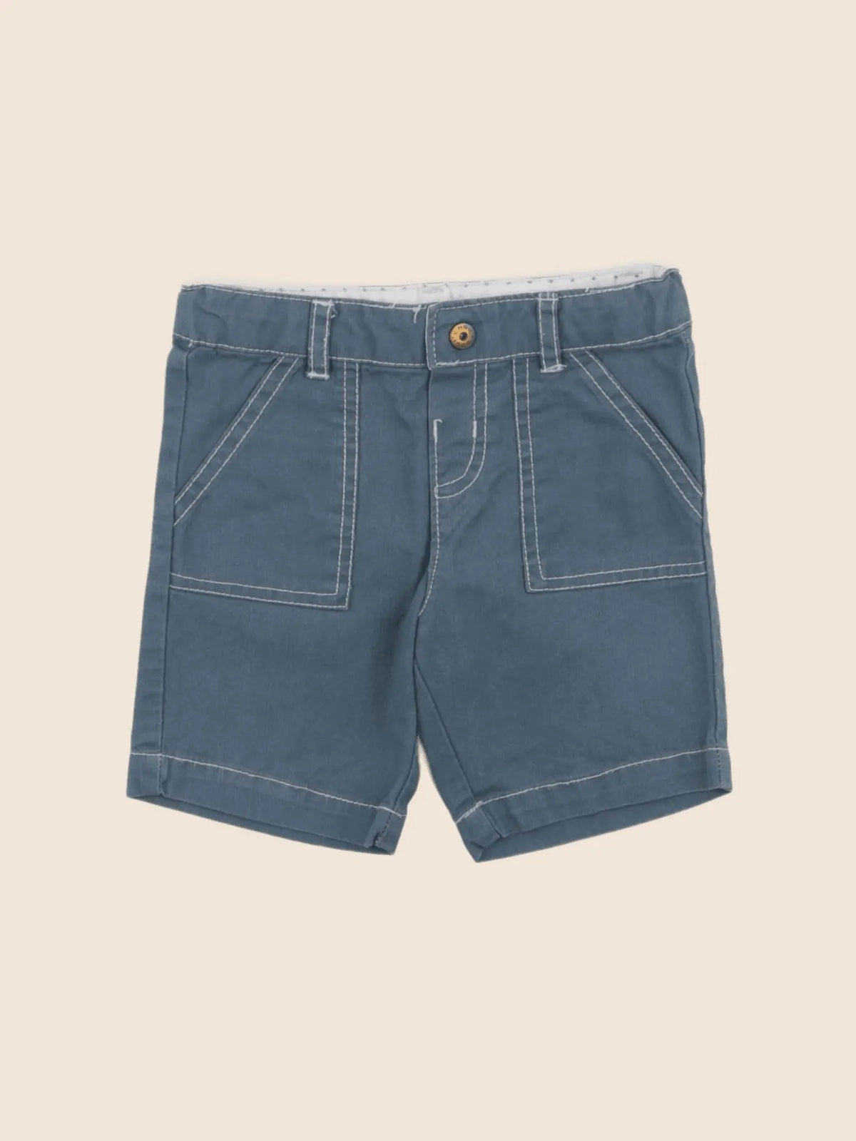 Boutchou - short bleu - 9 mois