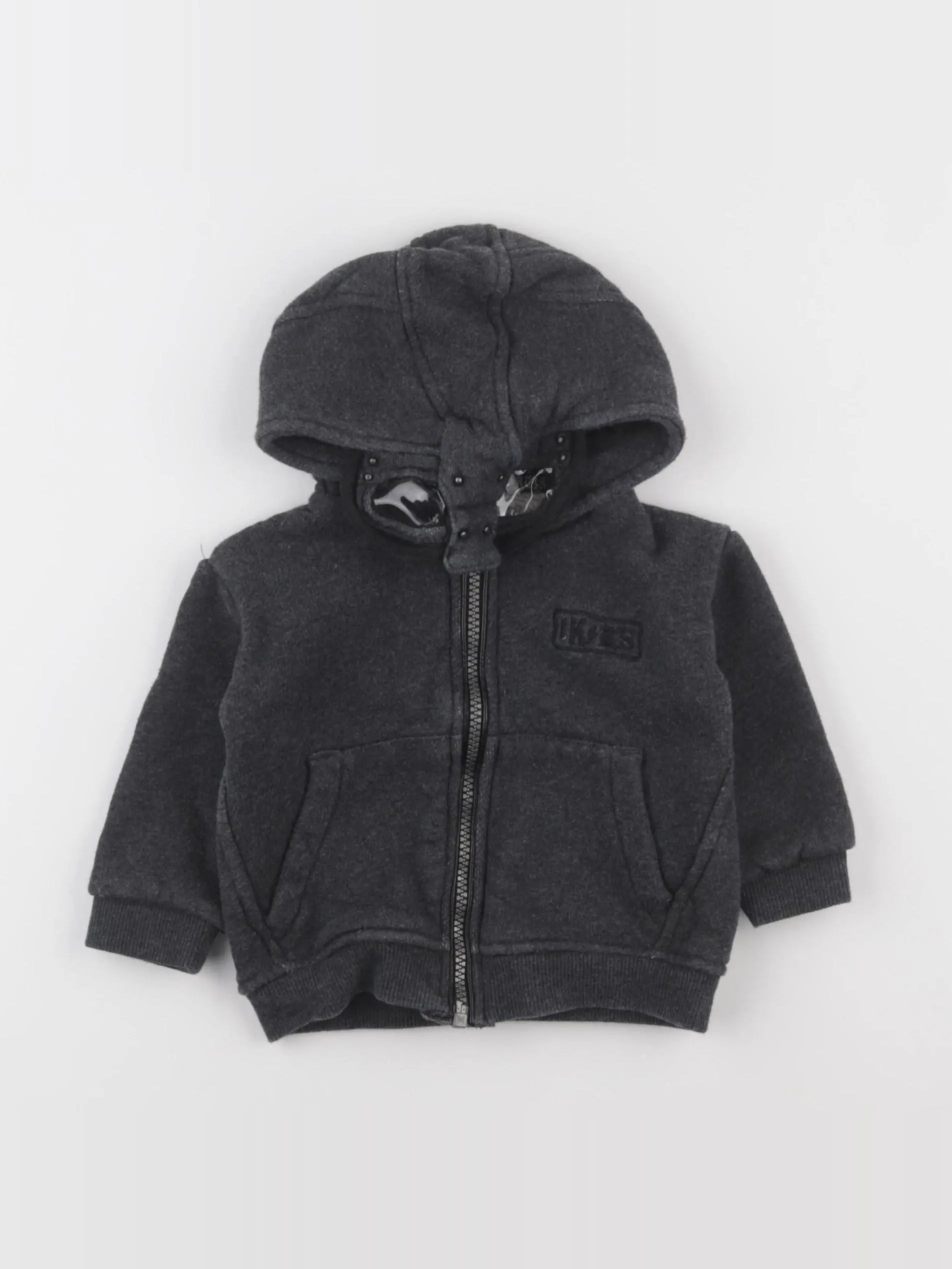 IKKS - sweat gris - 12 mois