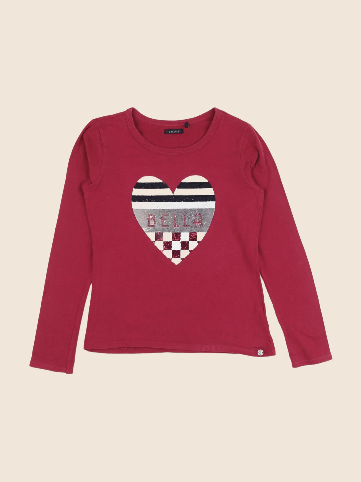 IKKS - tee-shirt rouge - 10 ans