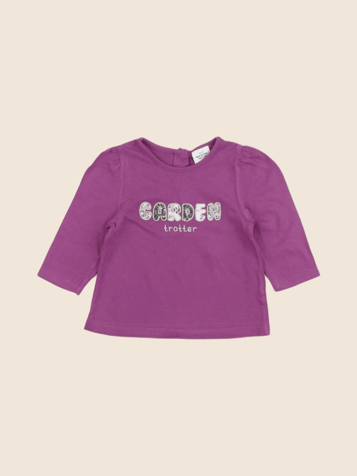 Tape à l'oeil - tee-shirt violet - 9 mois