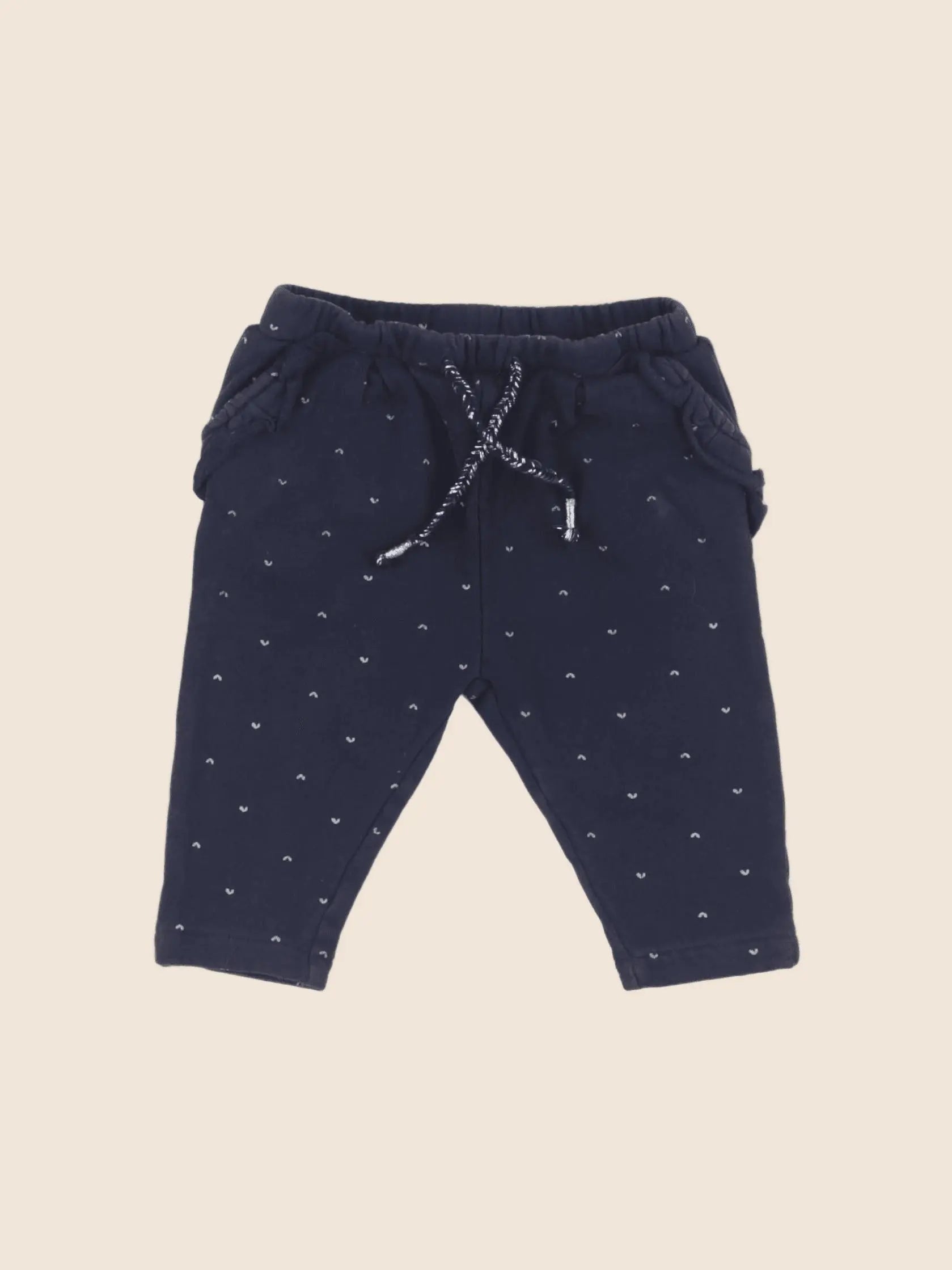 Vertbaudet - pantalon bleu - 6 mois