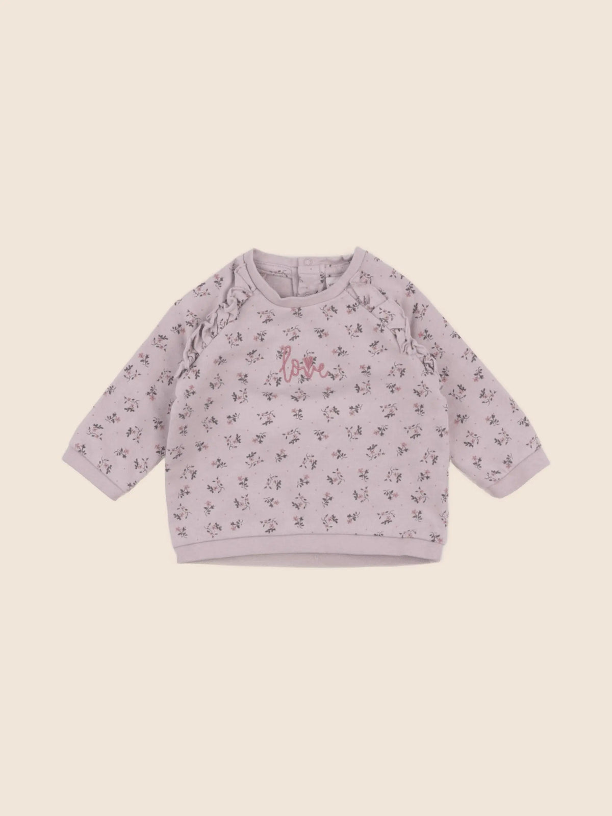 Vertbaudet - sweat rose - 6 mois