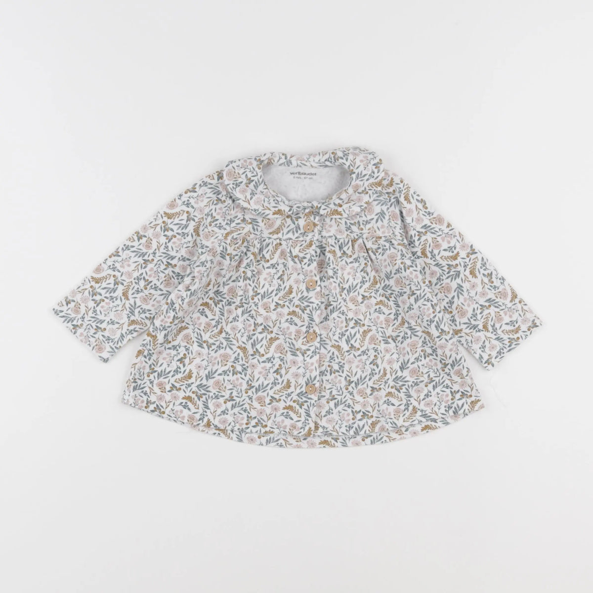 Vertbaudet - tee-shirt multicolore - 6 mois