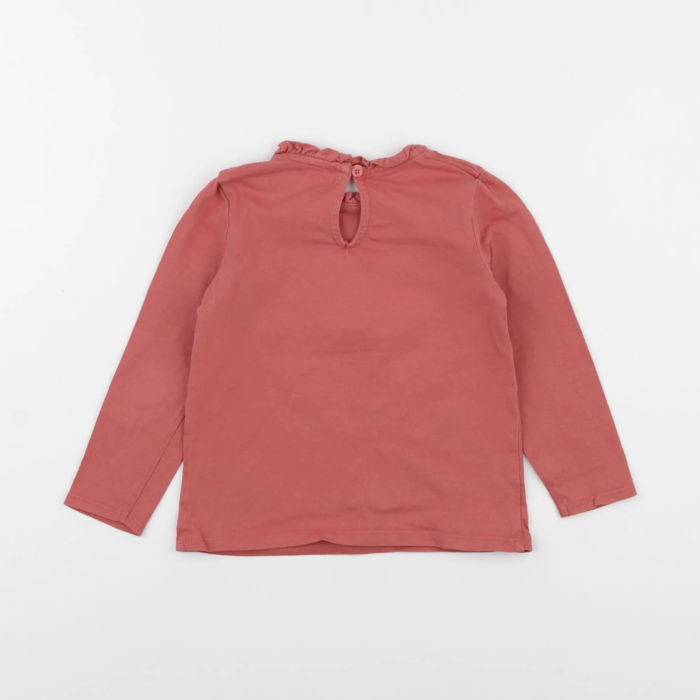 Vertbaudet - tee-shirt rouge - 2 ans