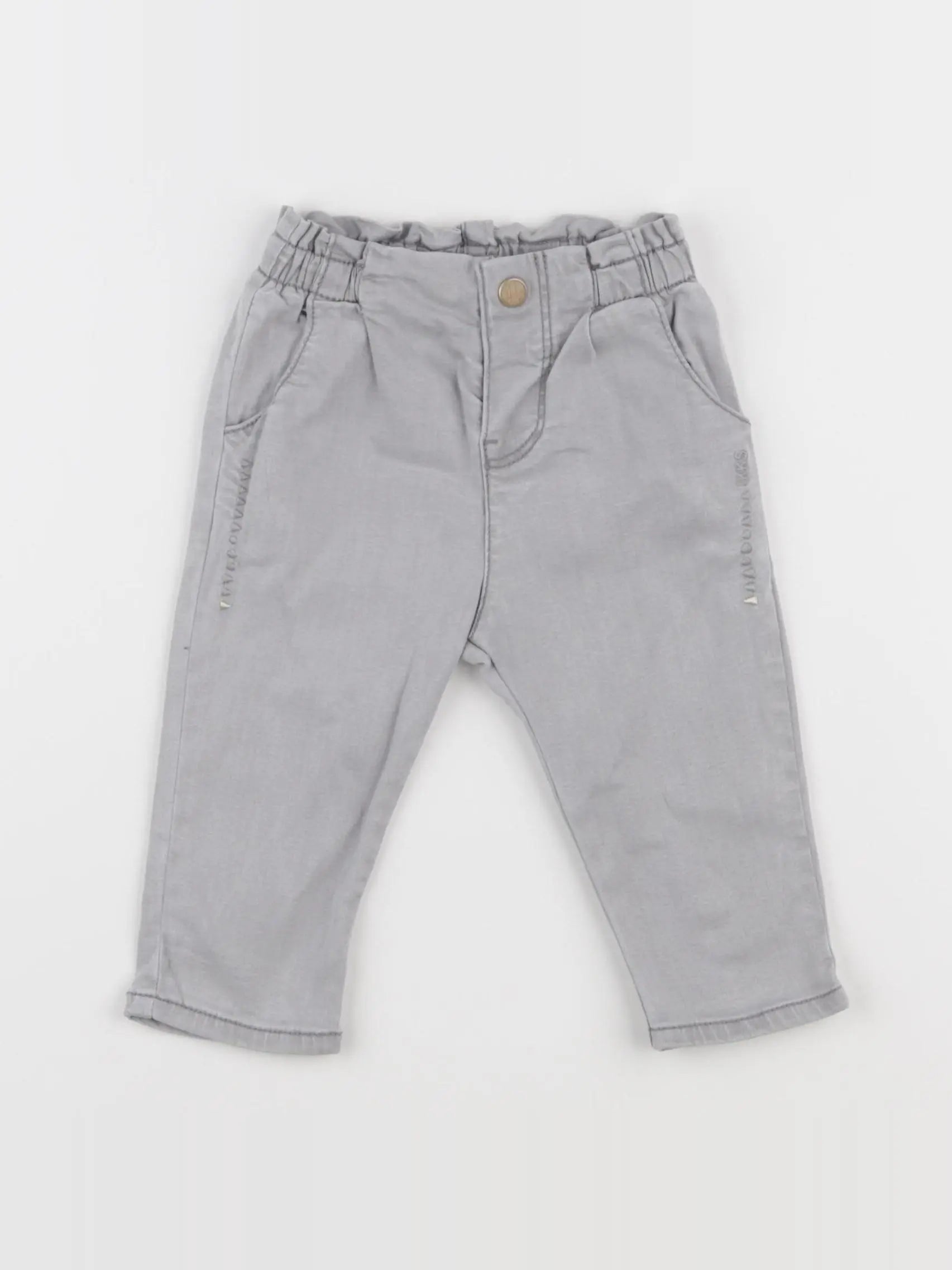 IKKS - jean gris - 6 mois
