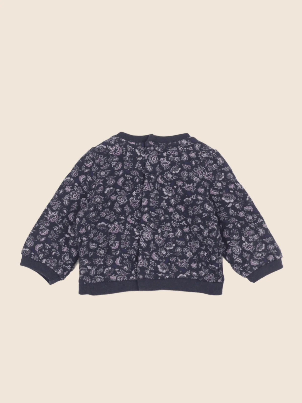 IKKS - sweat bleu - 6 mois