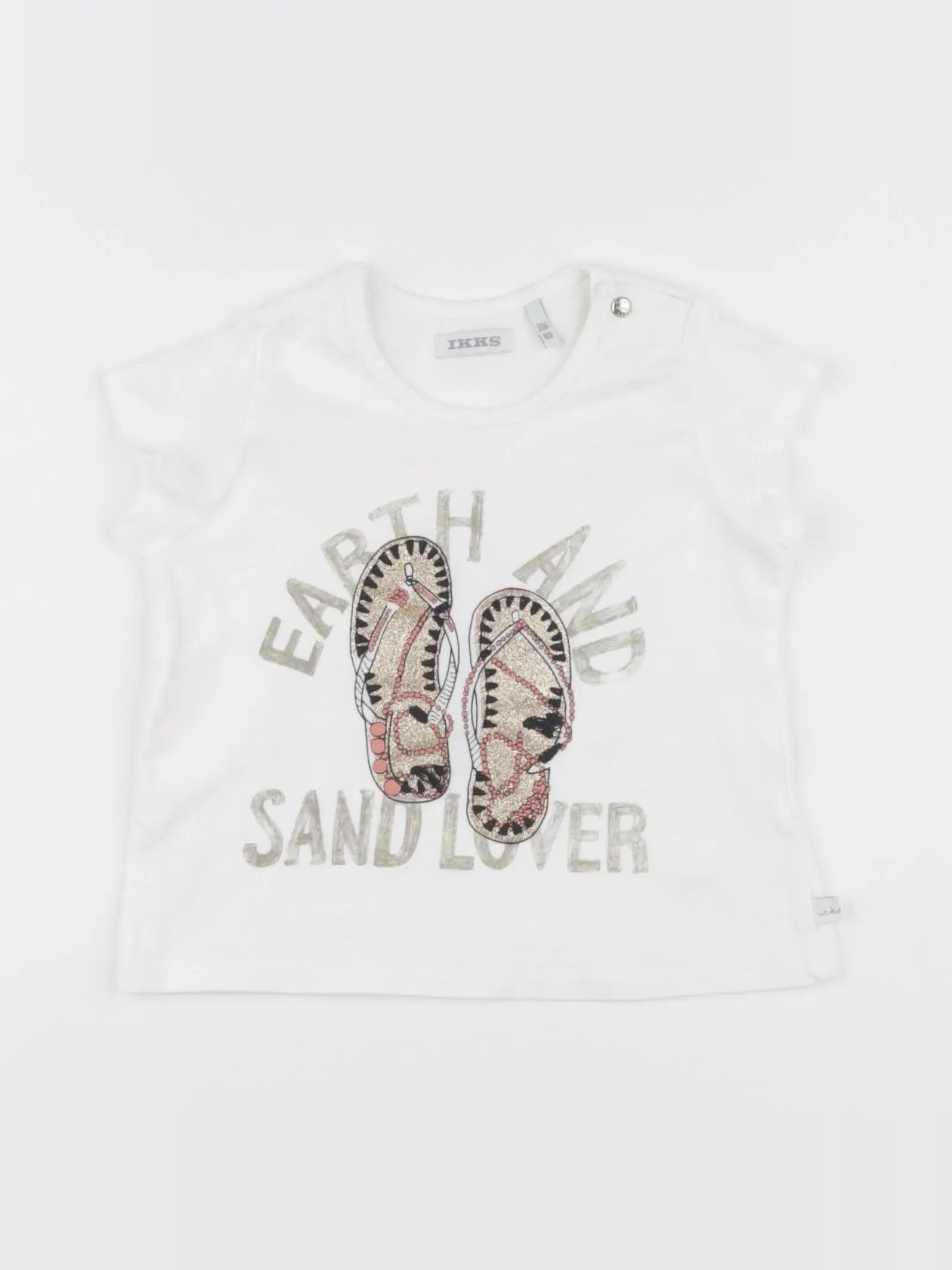 IKKS - tee-shirt blanc - 2 ans