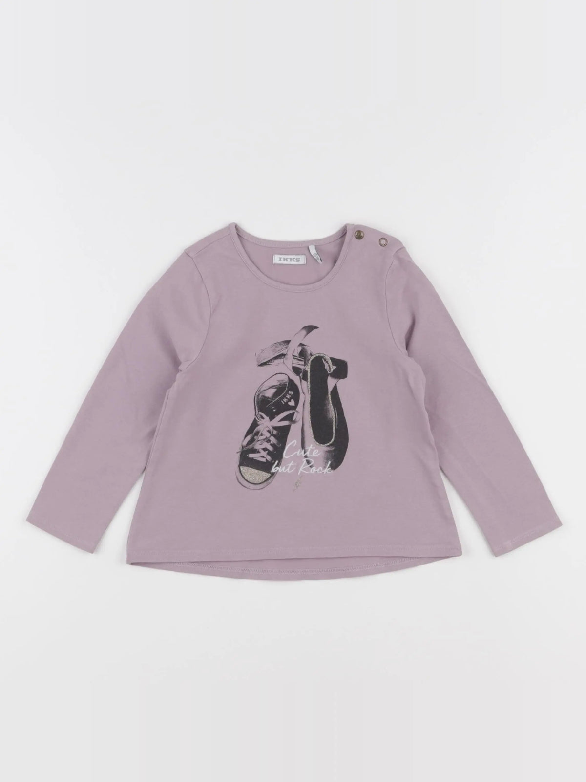 IKKS - tee-shirt violet - 2 ans