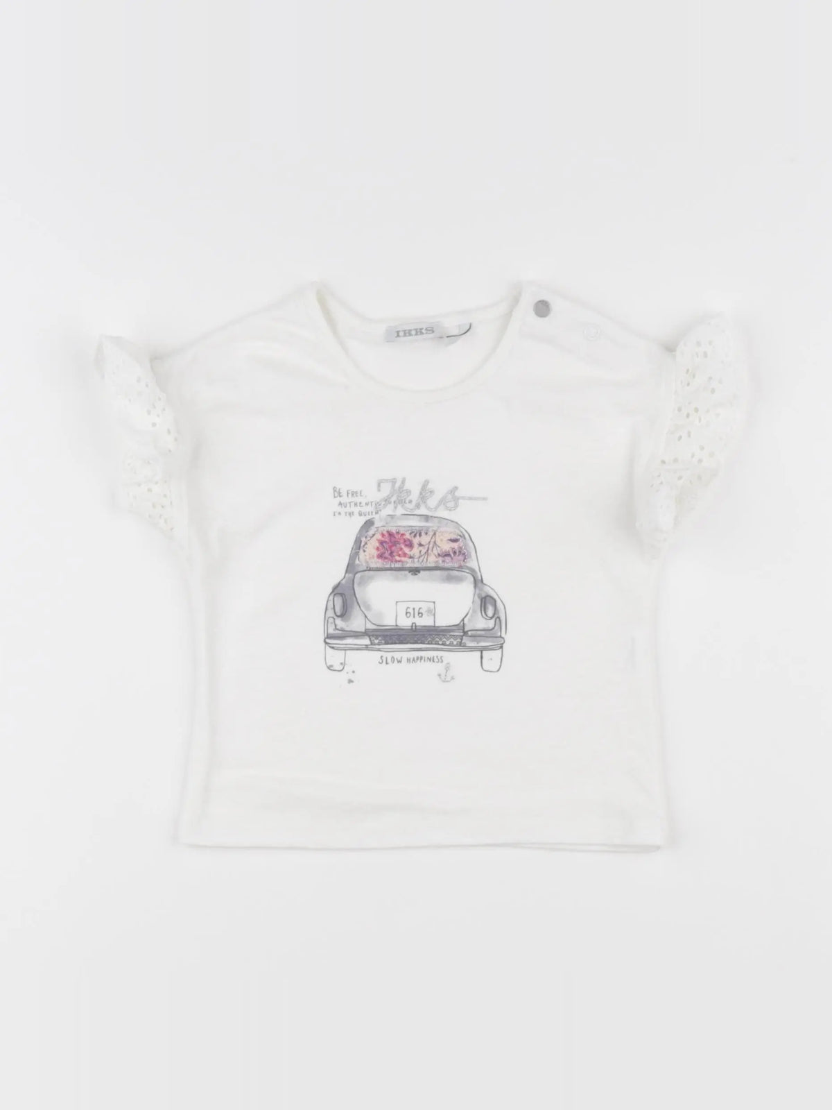 IKKS - tee-shirt blanc - 18 mois