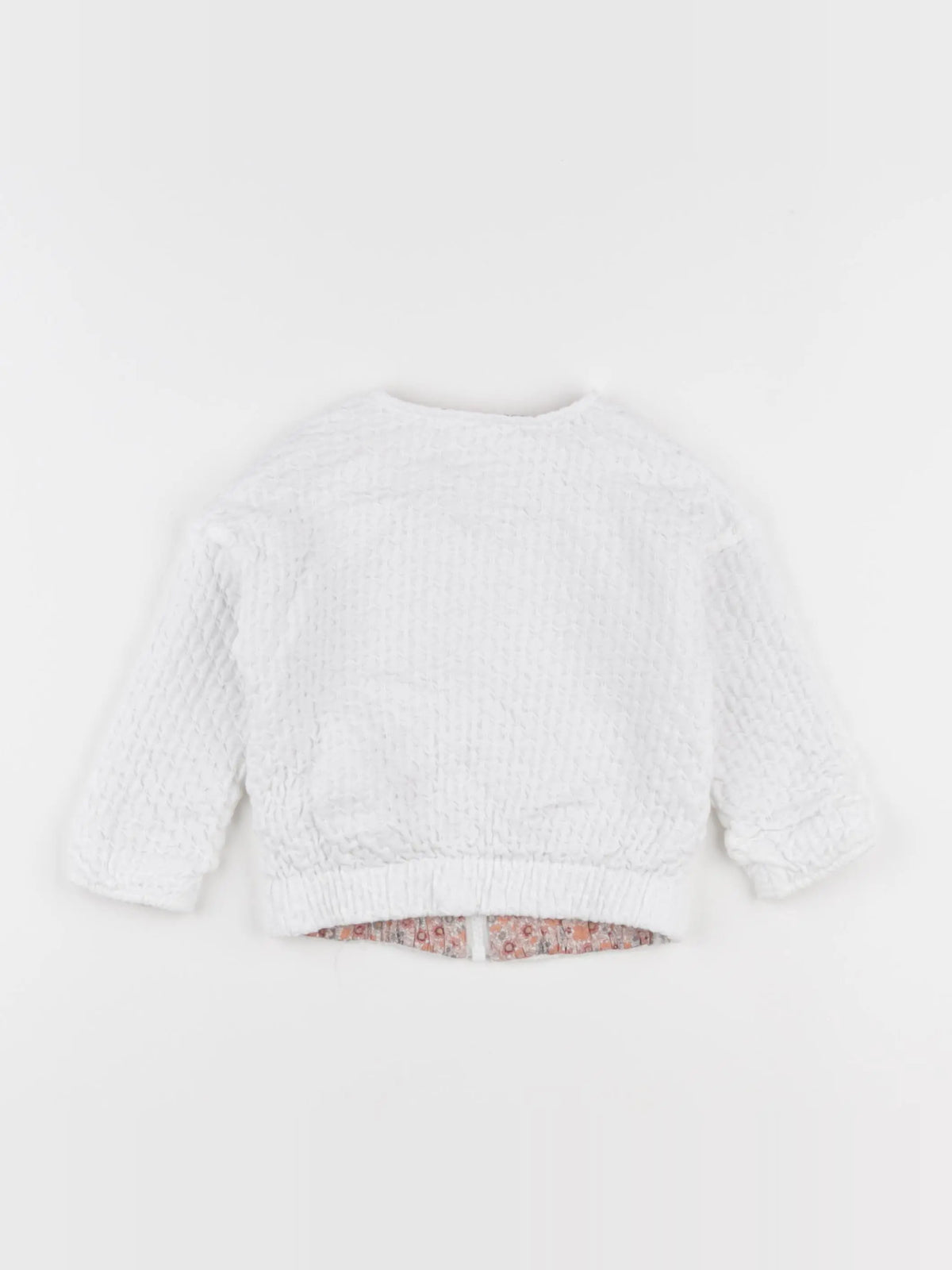 IKKS - veste réversible blanc - 18 mois